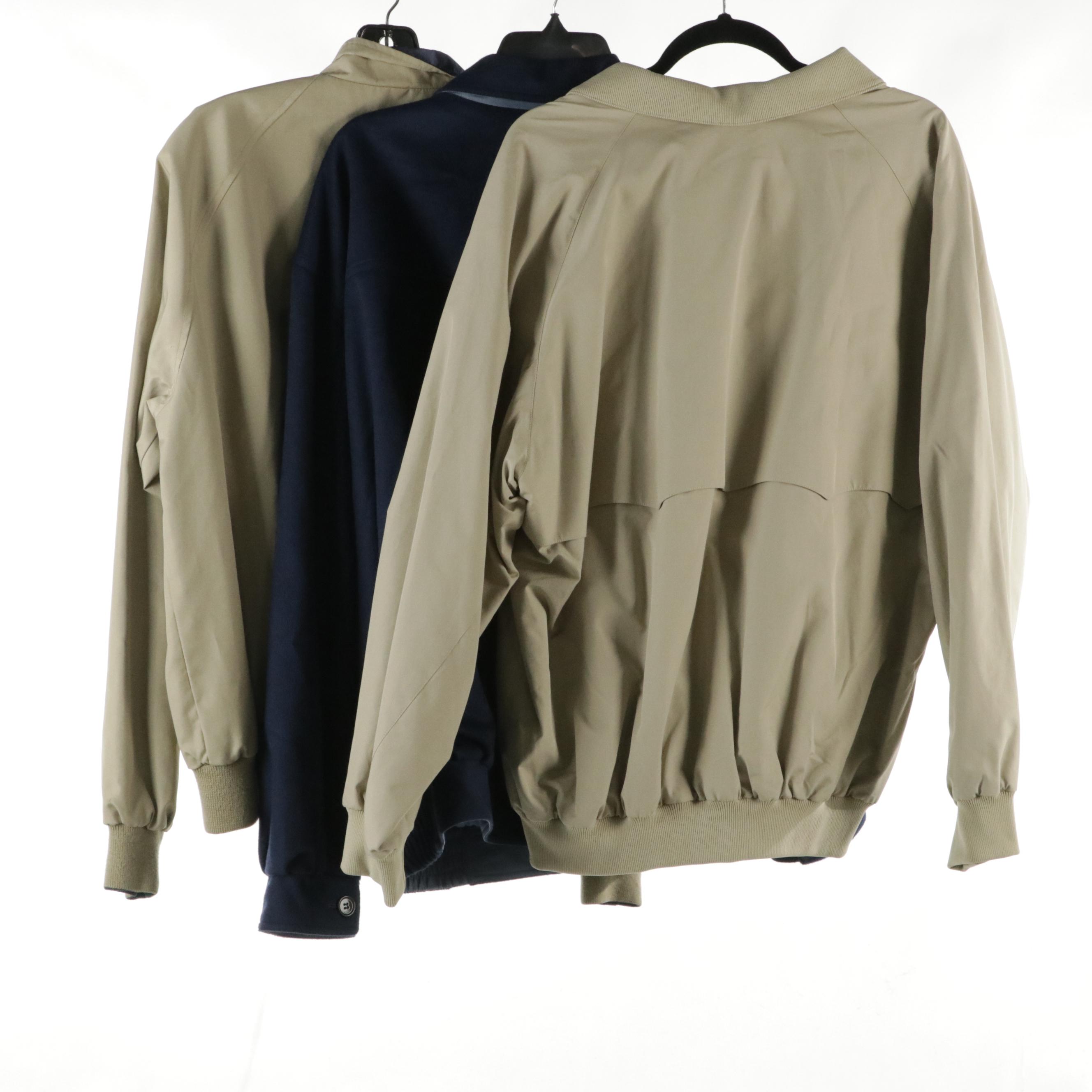 Men's Grenfell Zip Jacket, Lands' End and Other Reversible Zip Jackets