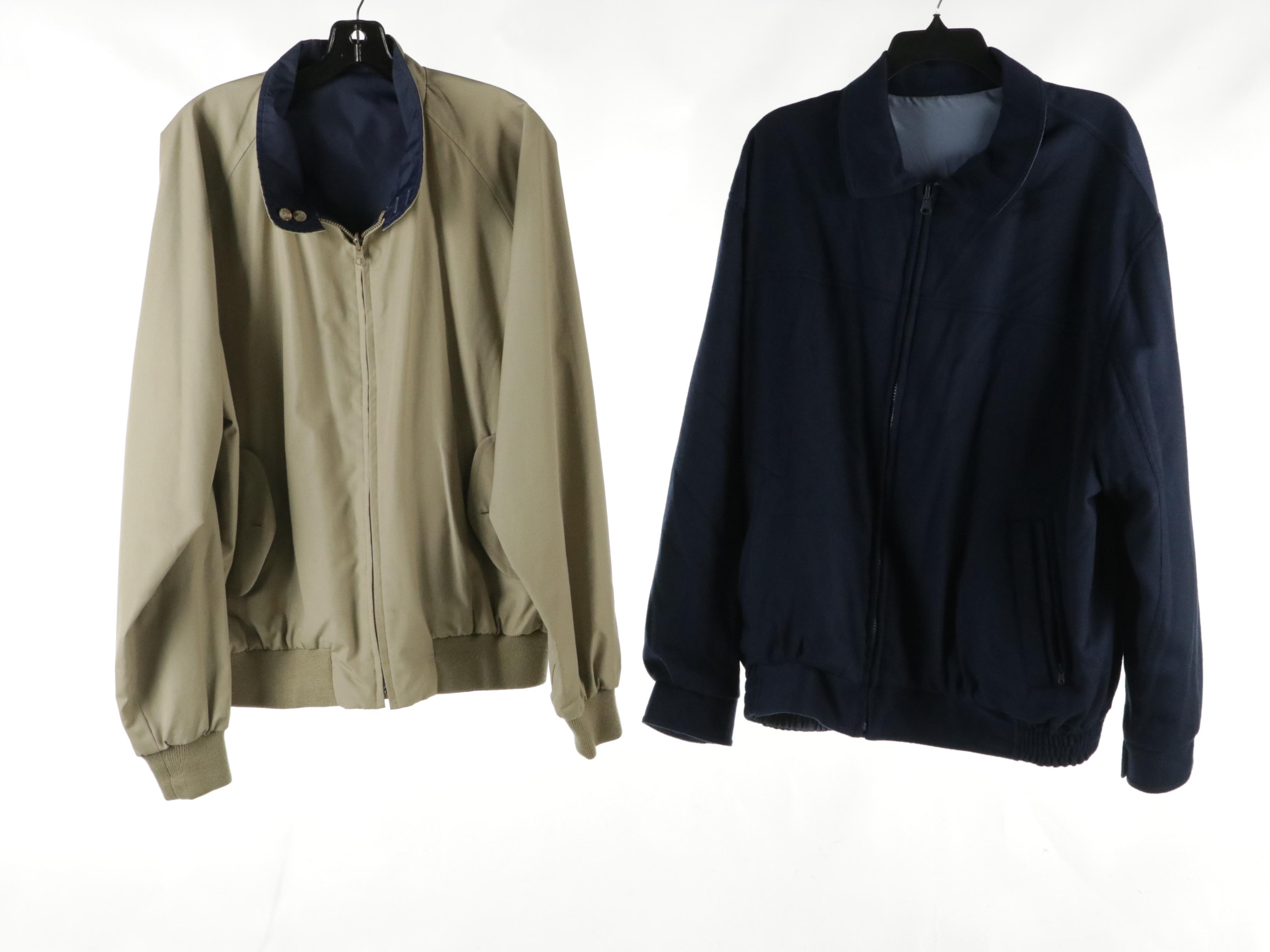 Men's Grenfell Zip Jacket, Lands' End and Other Reversible Zip Jackets
