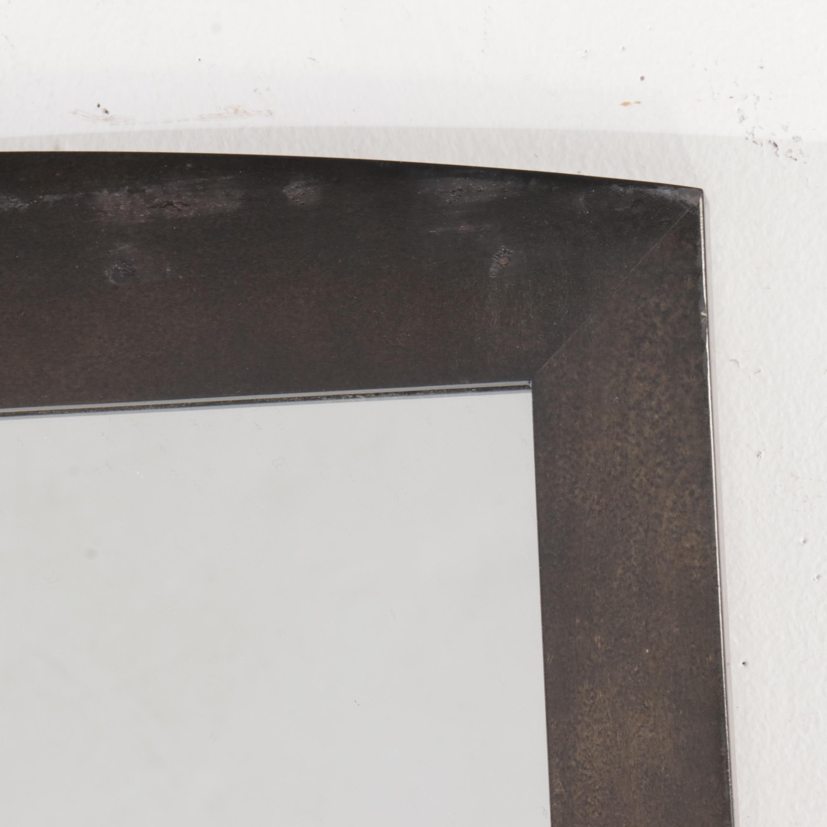 Contemporary Wooden Frame Full-Length Mirror