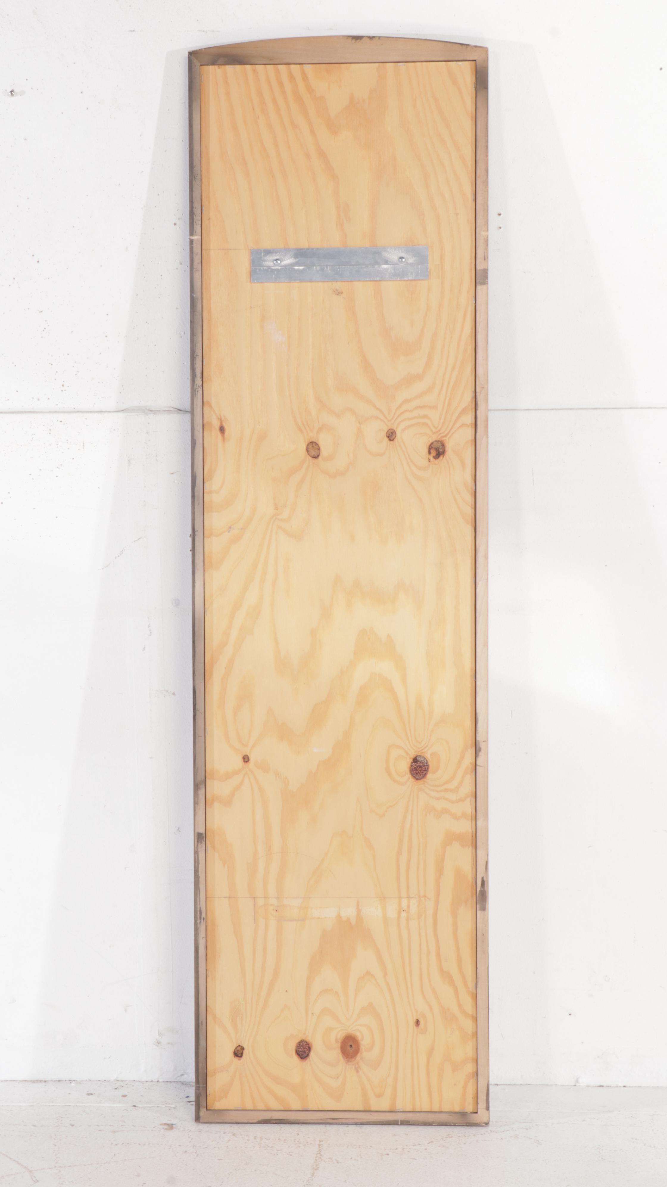 Contemporary Wooden Frame Full-Length Mirror