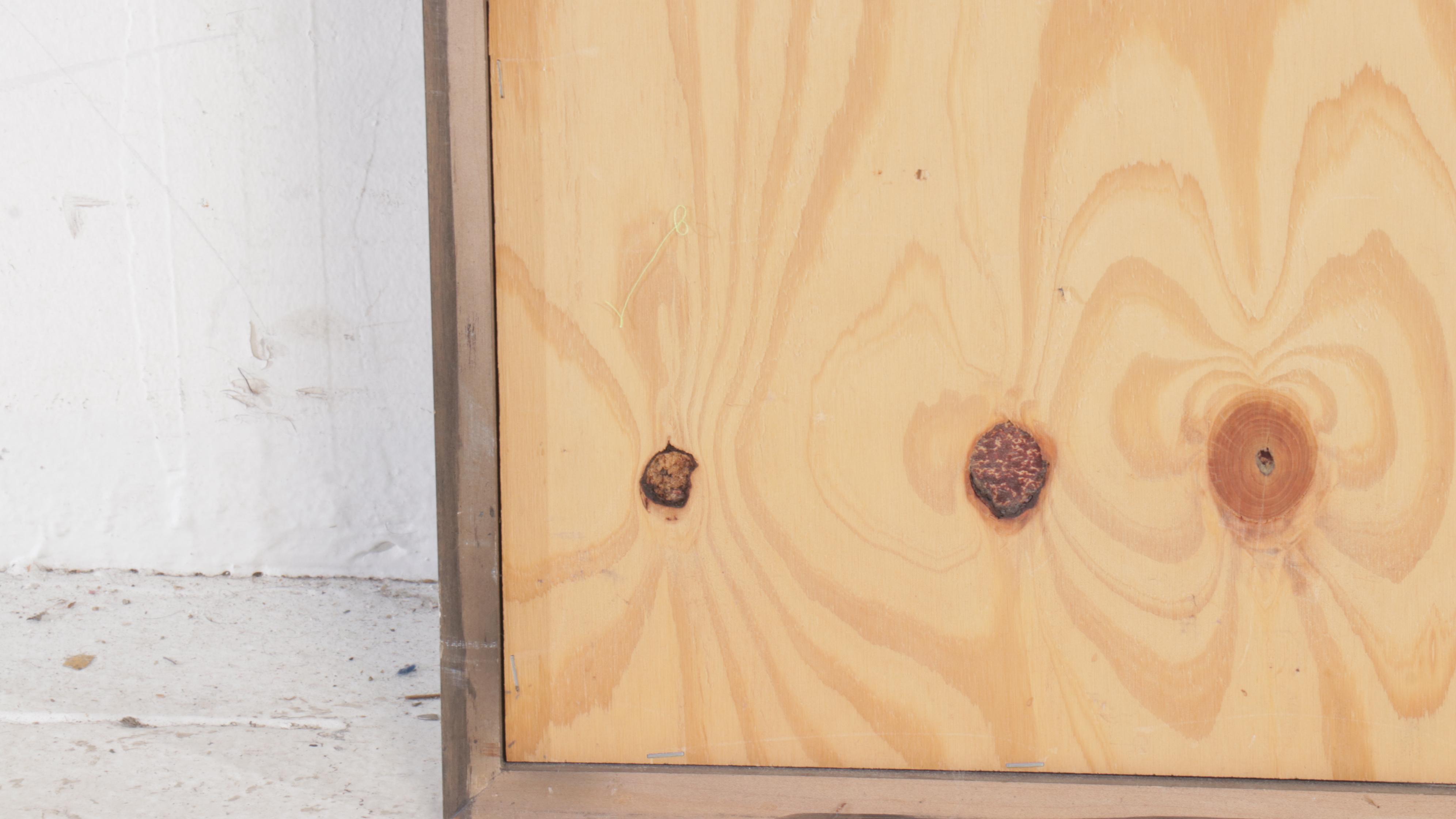 Contemporary Wooden Frame Full-Length Mirror