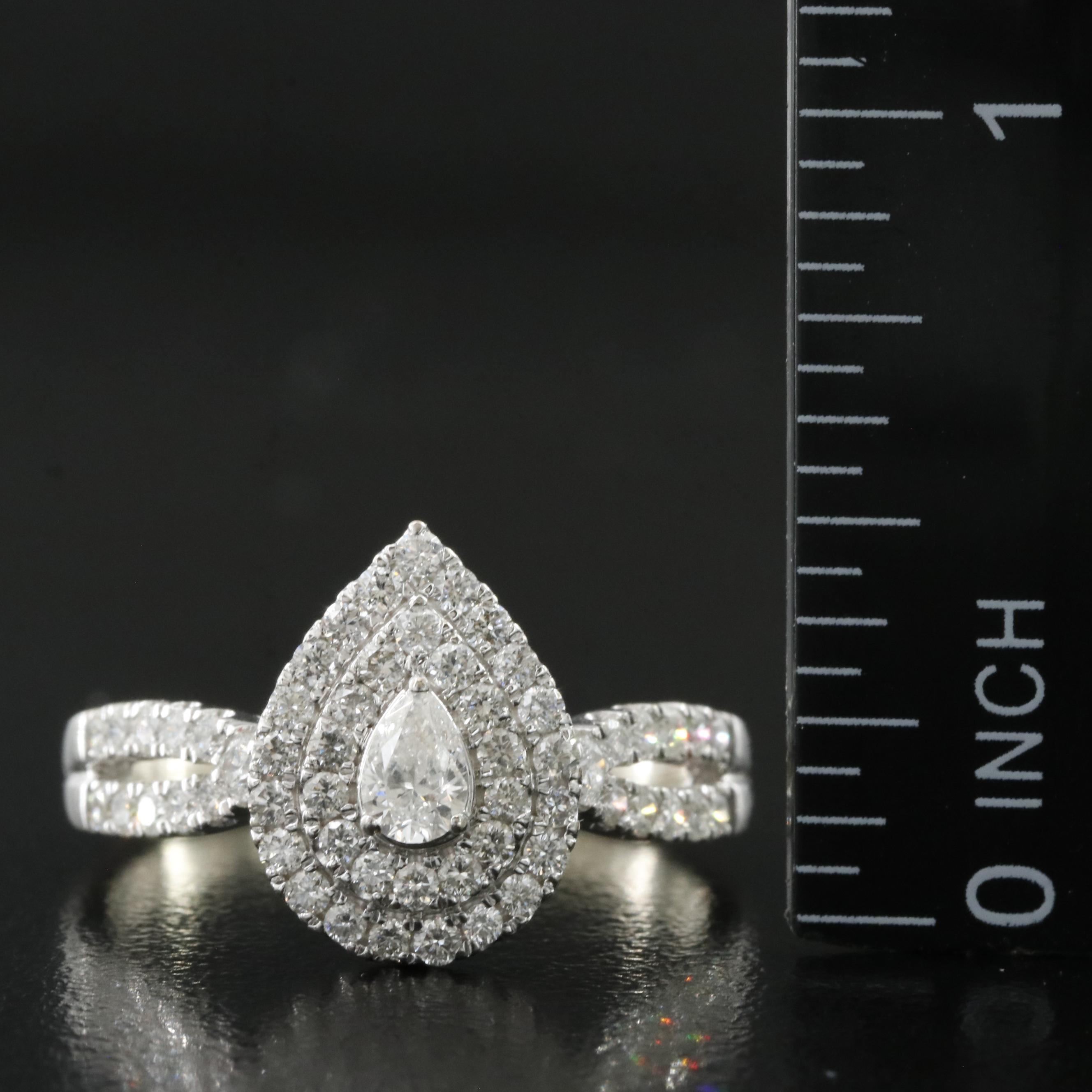 10K 1.01 CTW Diamond Ring