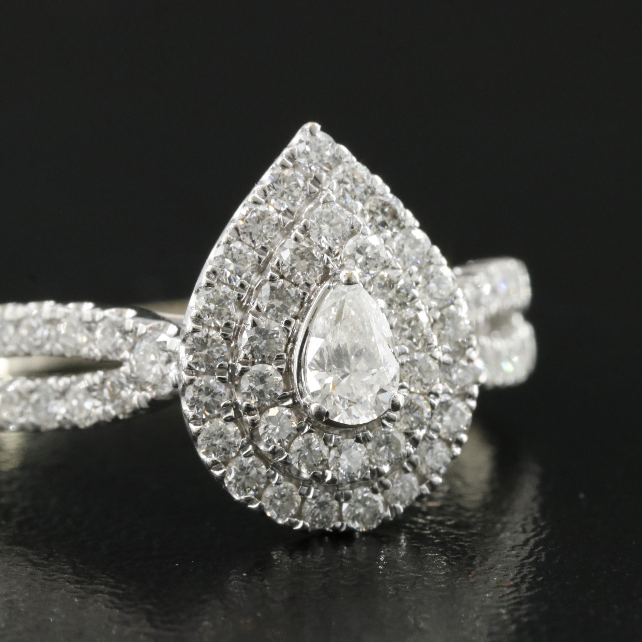 10K 1.01 CTW Diamond Ring