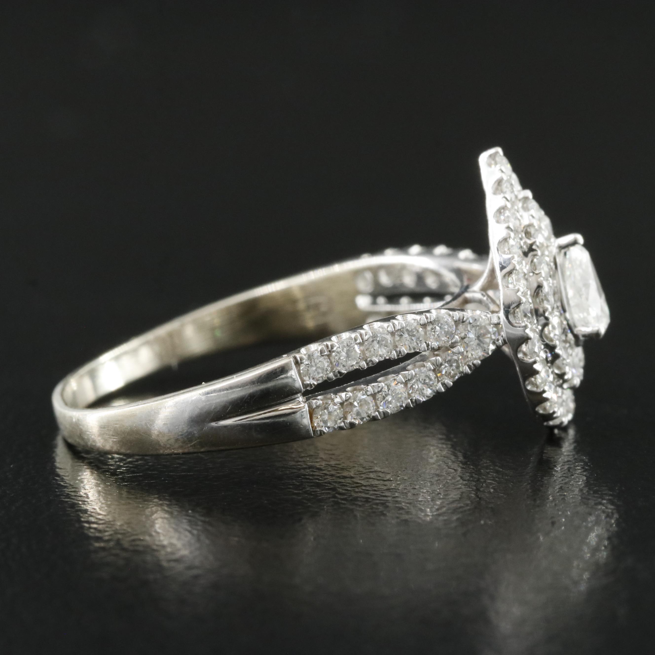 10K 1.01 CTW Diamond Ring