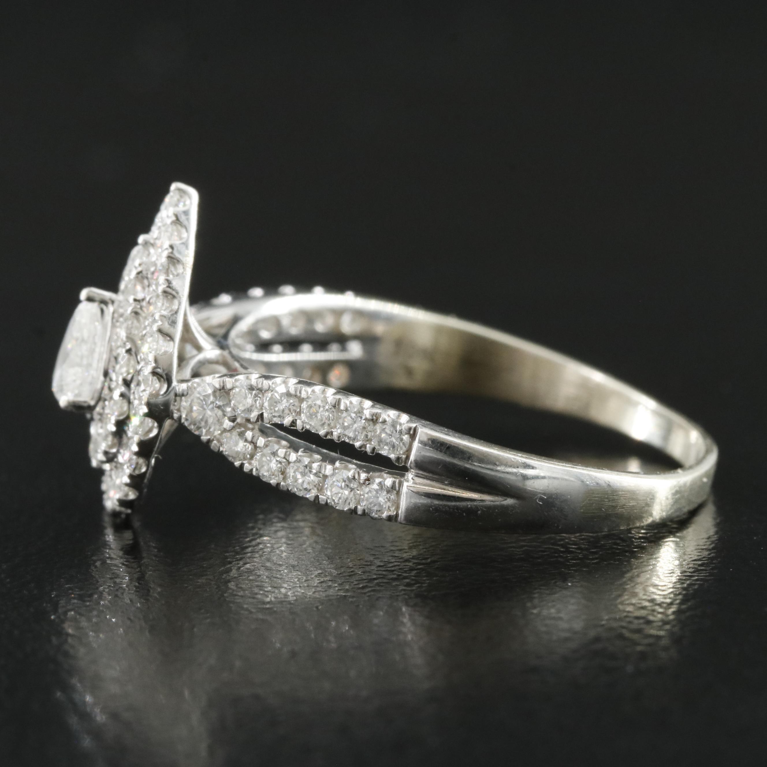 10K 1.01 CTW Diamond Ring