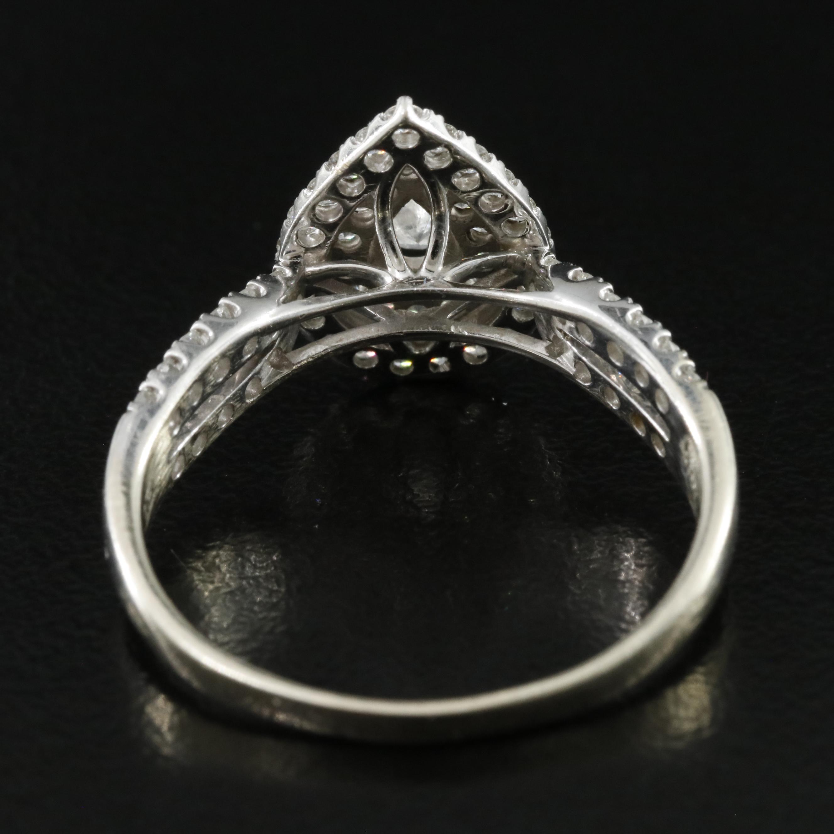 10K 1.01 CTW Diamond Ring