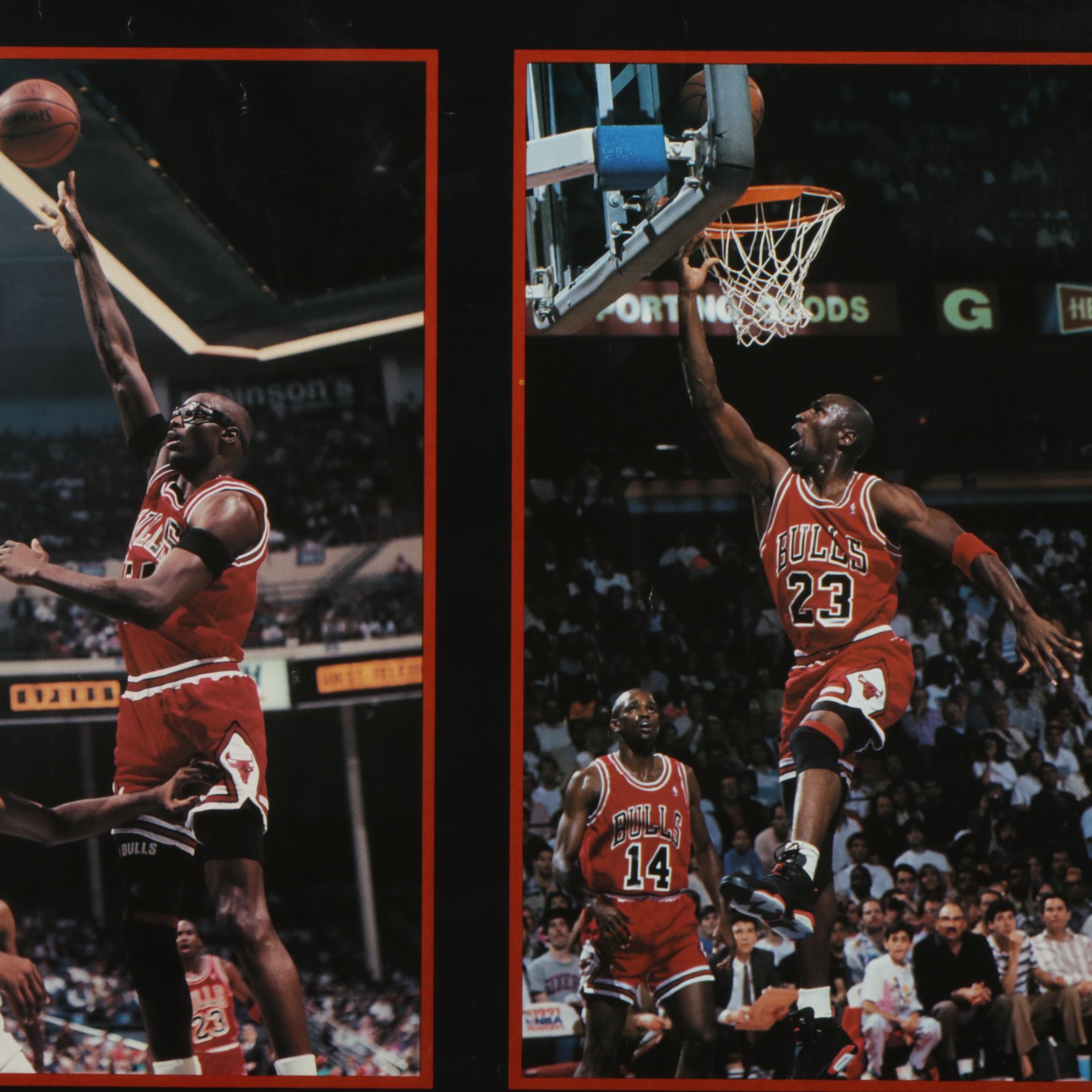 Chicago Bulls 1991 World Championship Offset Lithograph Poster, 1991