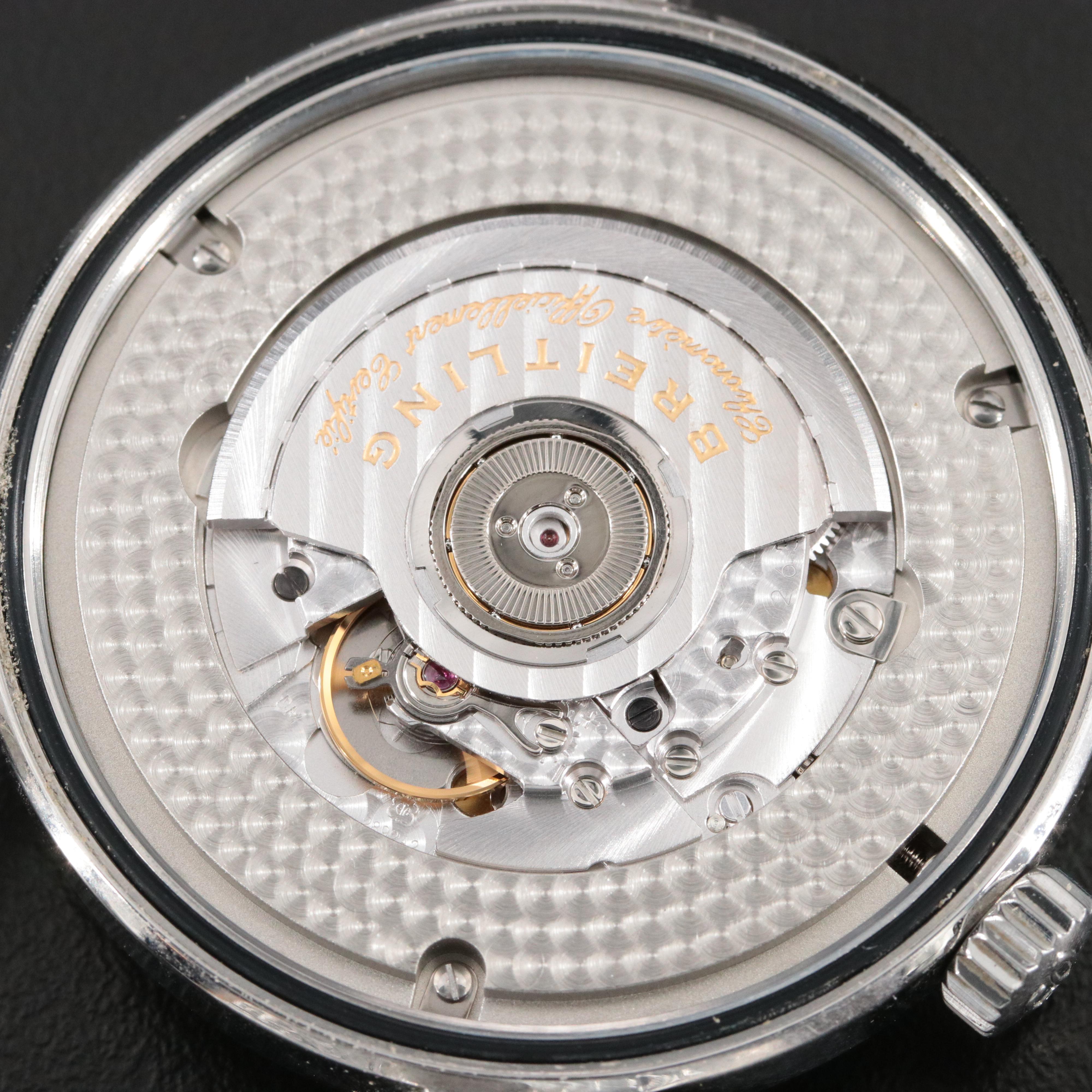 Breitling Transocean A10360 43mm Steel Watch