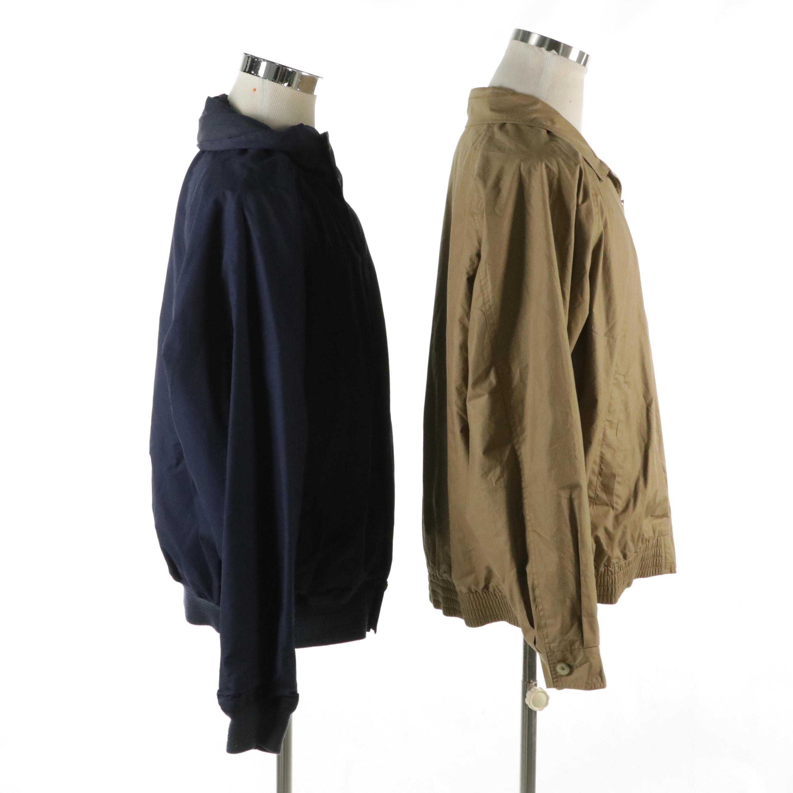 Men's Façonnable Zip Jacket and Nautica Reversible Packable Hood Zip Jacket