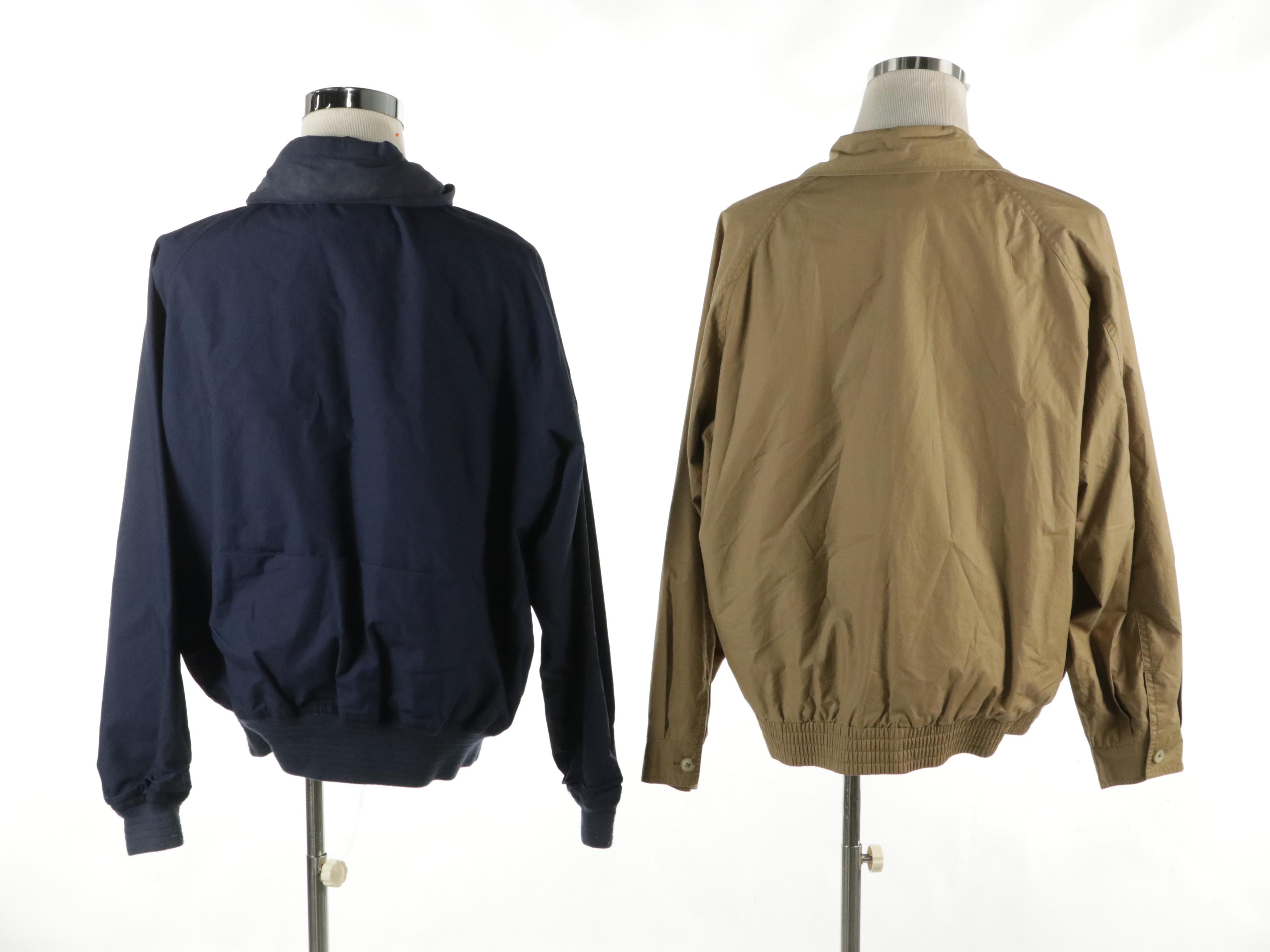 Men's Façonnable Zip Jacket and Nautica Reversible Packable Hood Zip Jacket