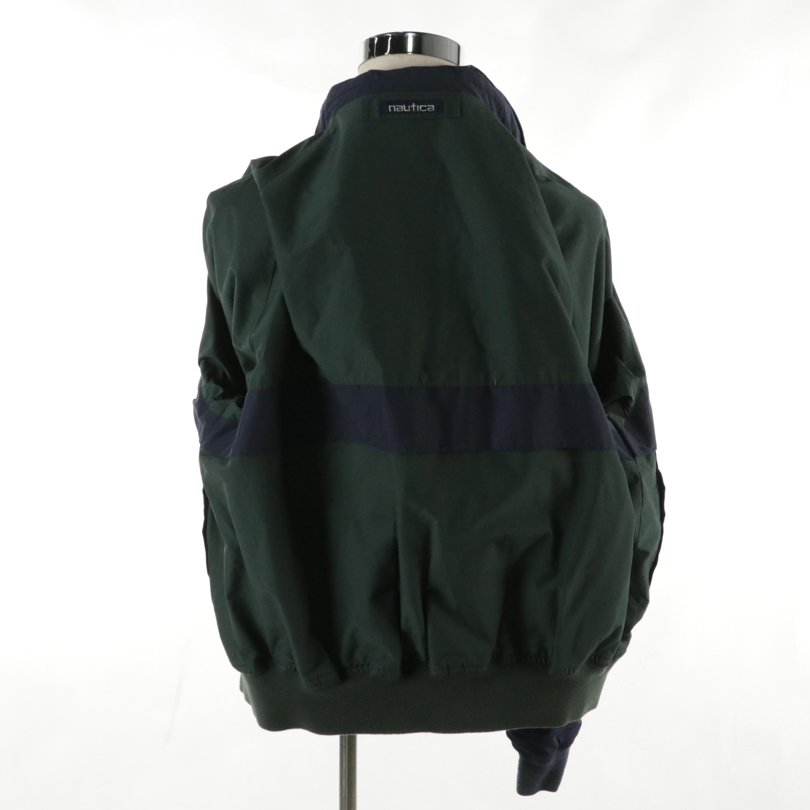 Men's Façonnable Zip Jacket and Nautica Reversible Packable Hood Zip Jacket