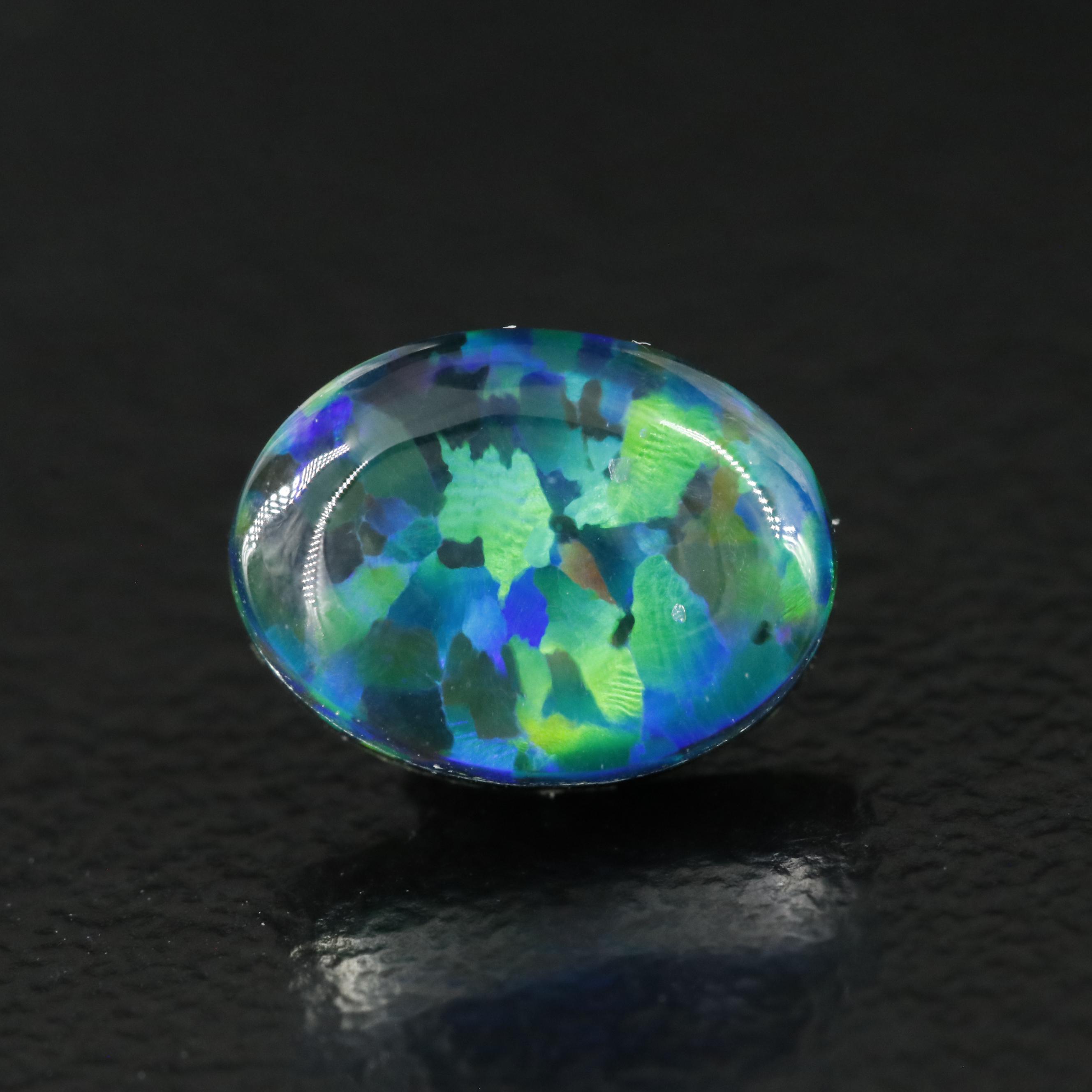 Loose Lab Grown Opal Triplet