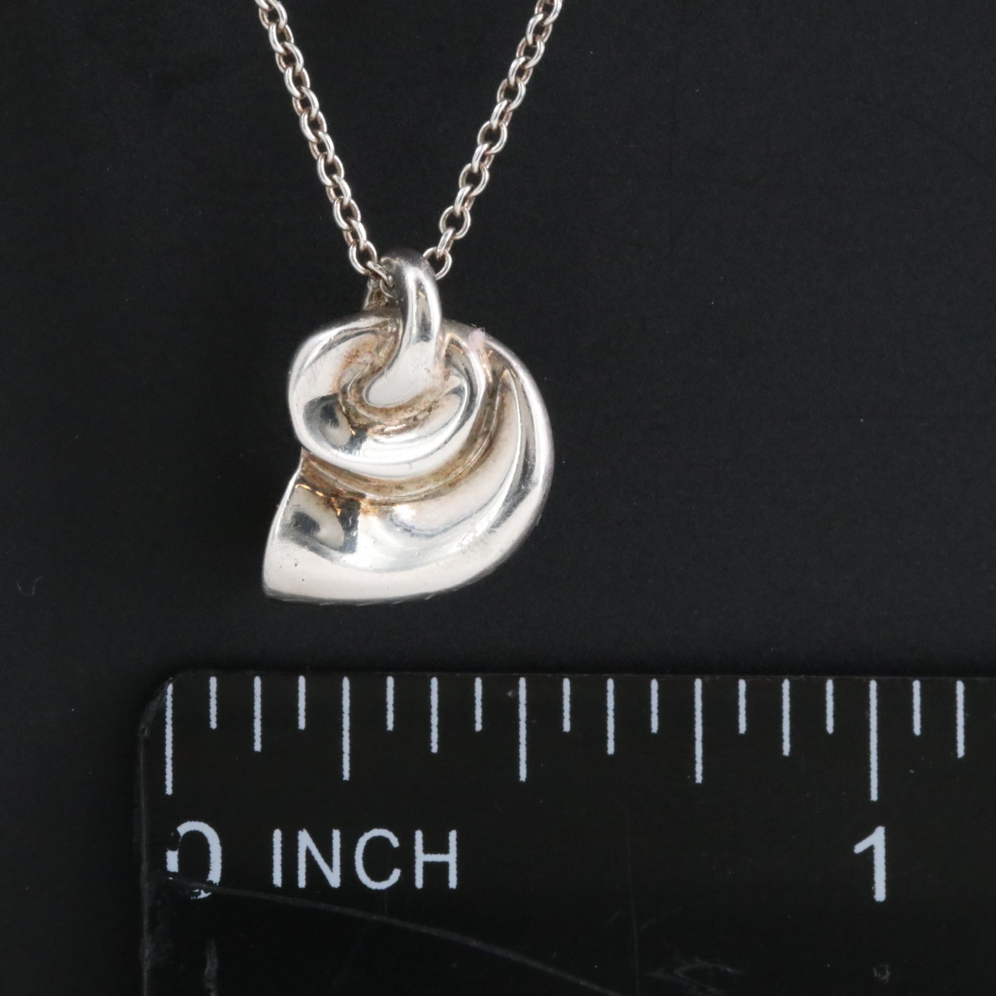 Elsa Peretti for Tiffany & Co. Sterling Horn Shell Necklace