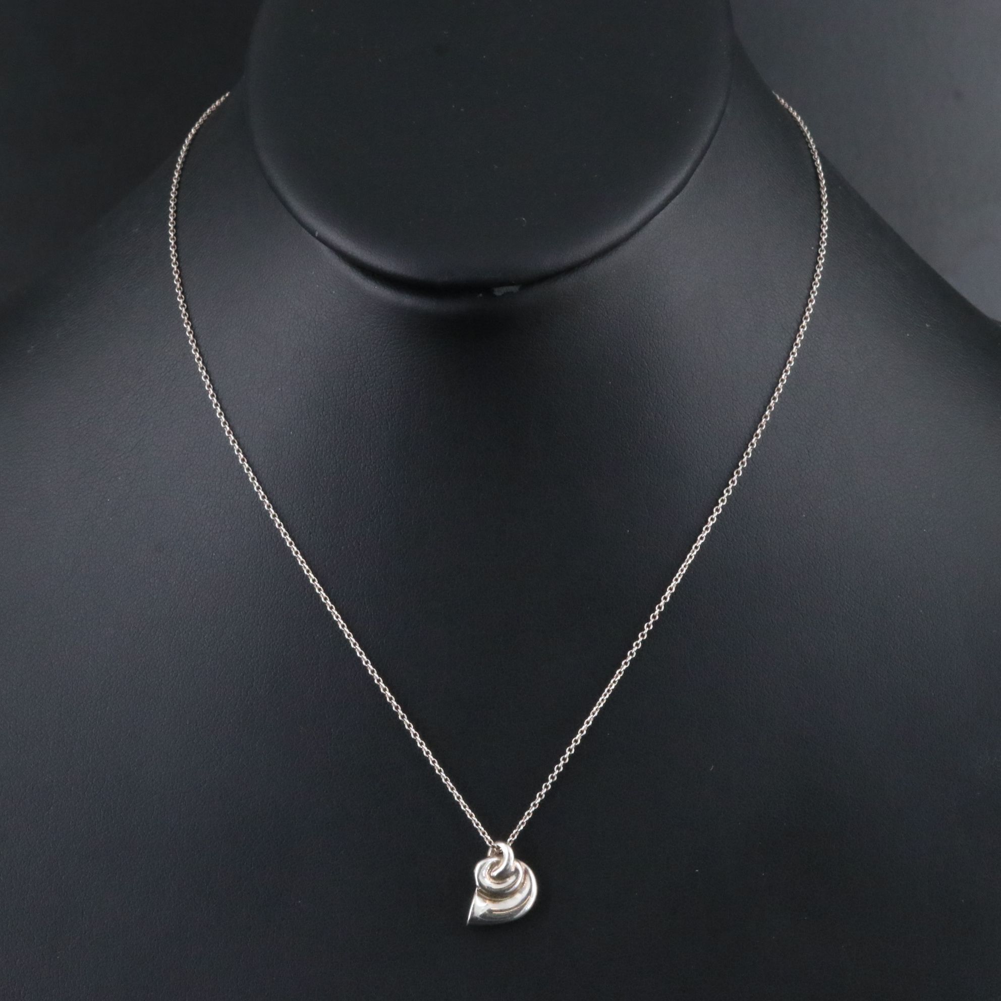 Elsa Peretti for Tiffany & Co. Sterling Horn Shell Necklace