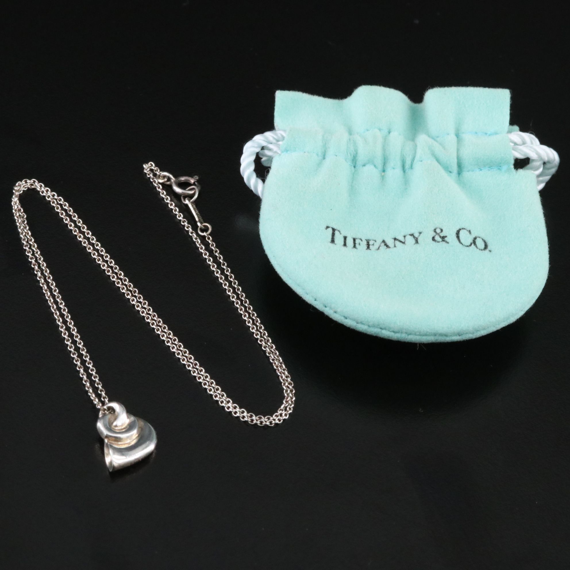 Elsa Peretti for Tiffany & Co. Sterling Horn Shell Necklace