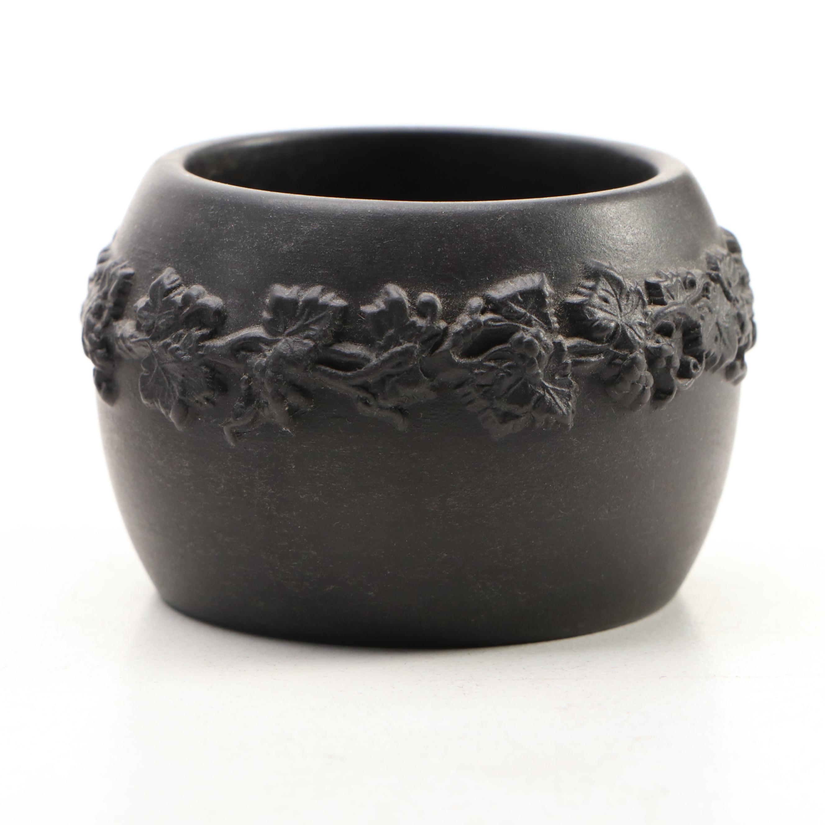 Wedgwood Black Basalt Teacups, Saucers and Other Ceramic Tableware