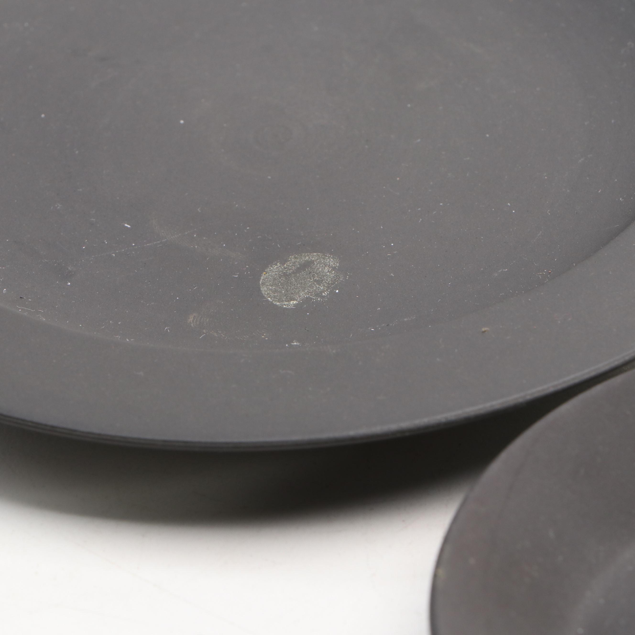 Wedgwood Black Basalt Teacups, Saucers and Other Ceramic Tableware