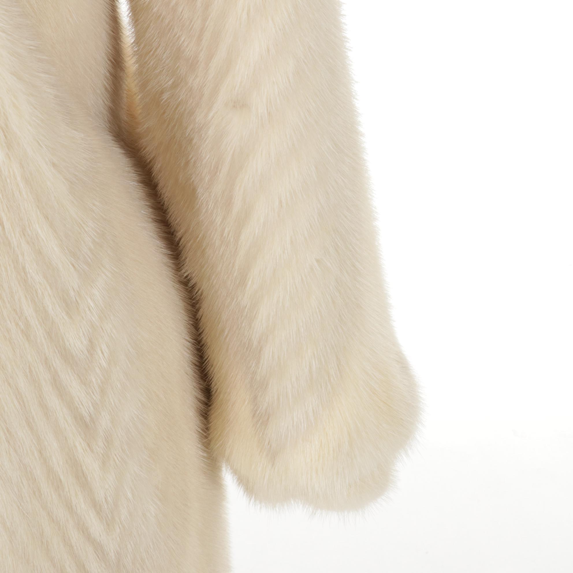 Herringbone Tourmaline Mink Fur Jacket by Ballad Furs