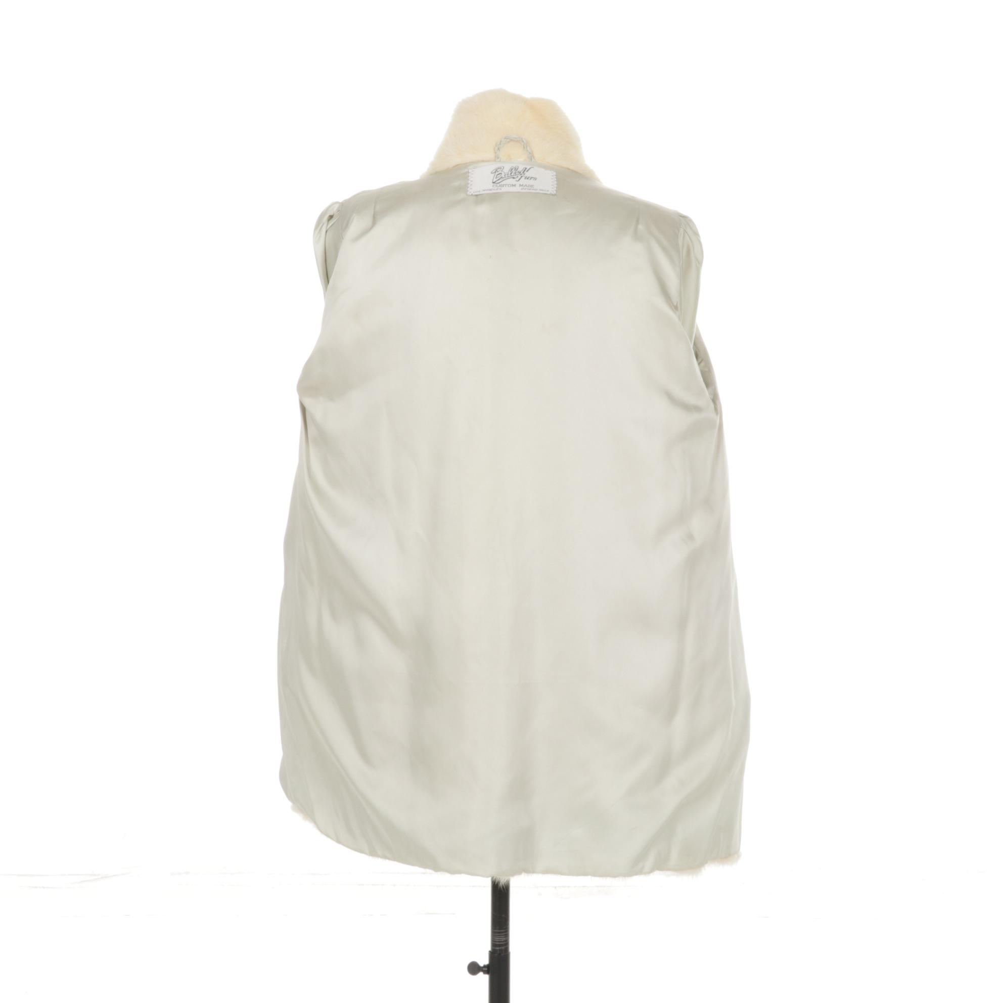 Herringbone Tourmaline Mink Fur Jacket by Ballad Furs