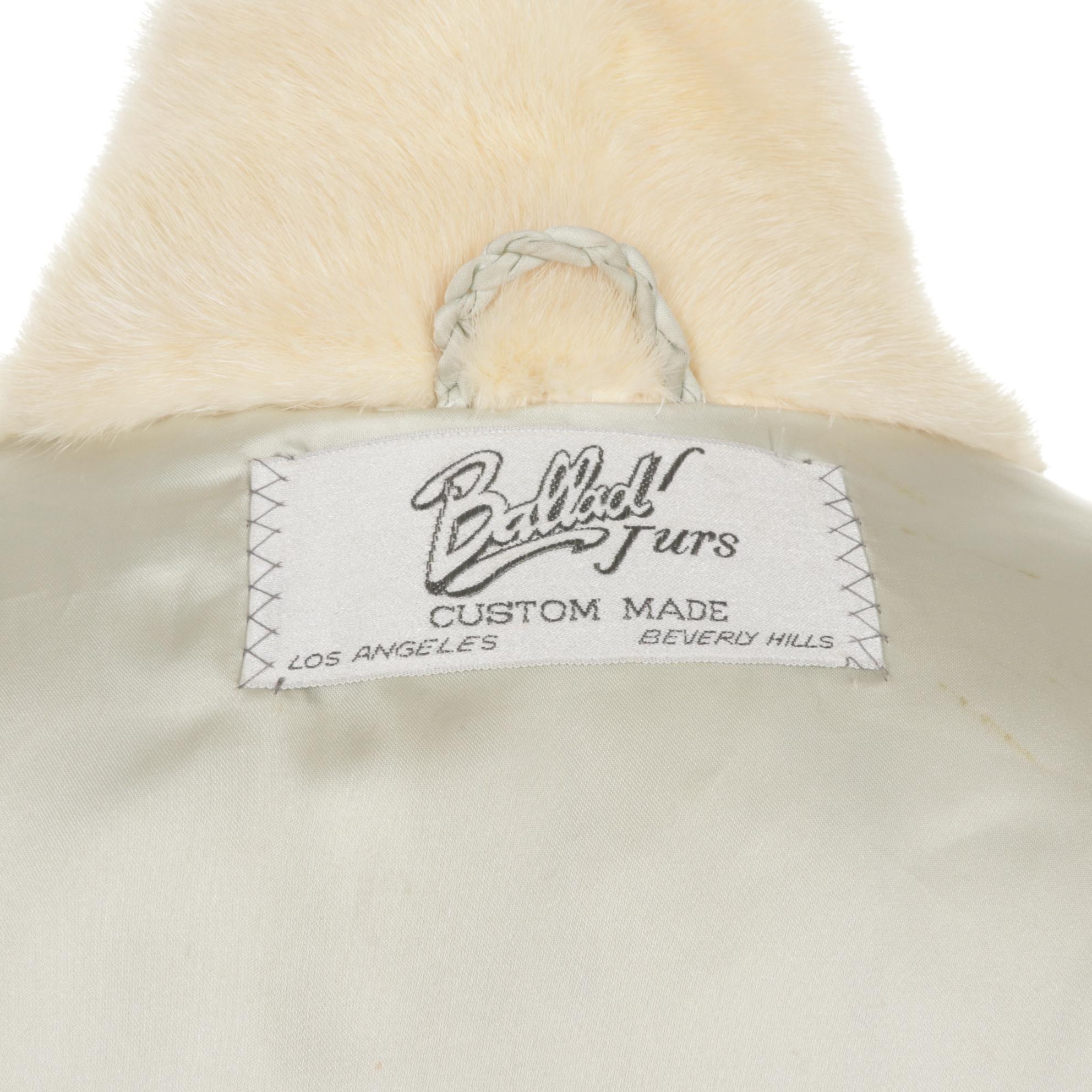 Herringbone Tourmaline Mink Fur Jacket by Ballad Furs
