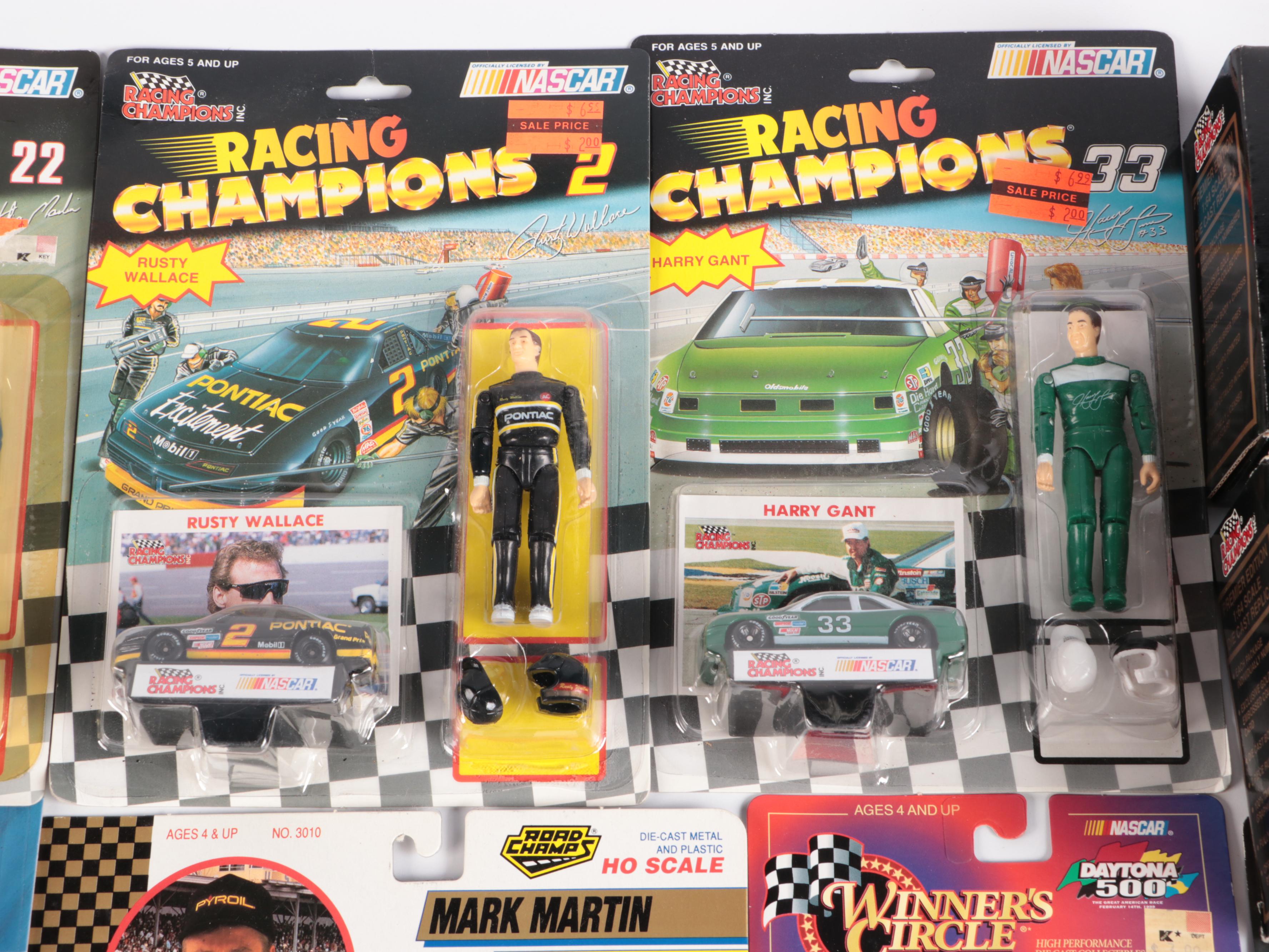 NASCAR, MLB, and Basketball Cards, and Action Figures, Diecast Cars