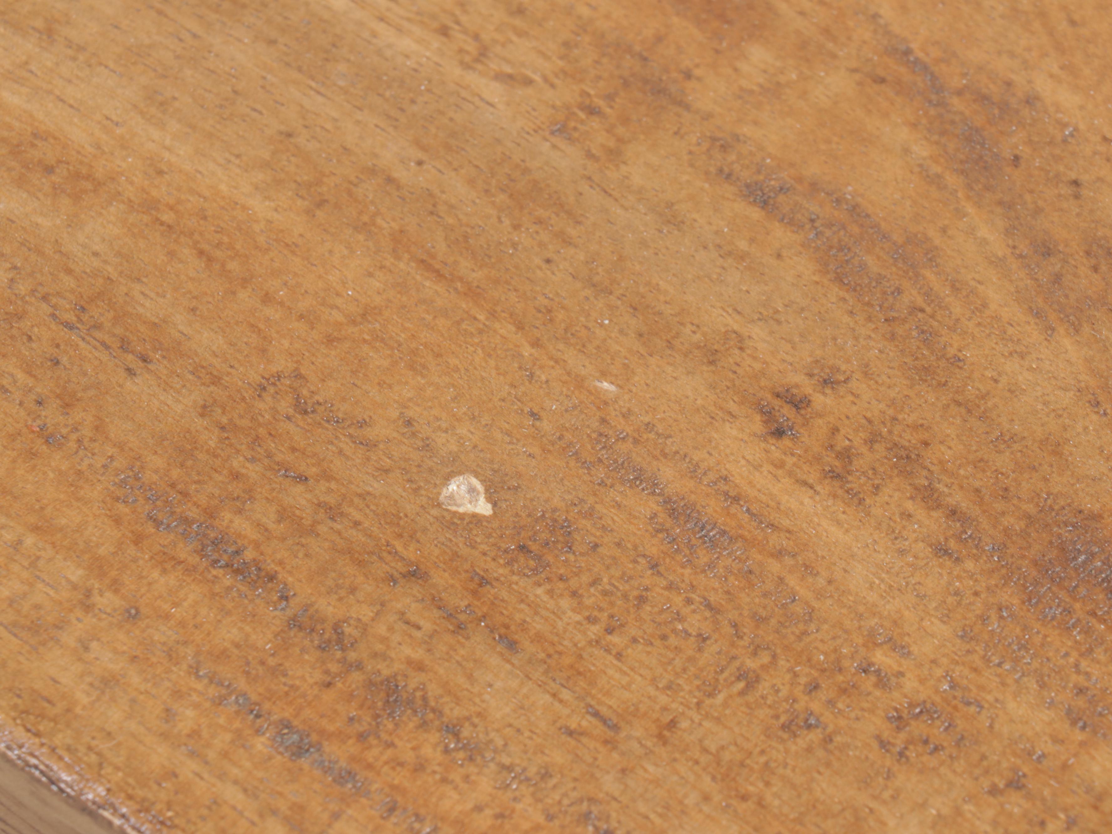 Contemporary Industrial Style Acacia Wood and Metal Coffee Table