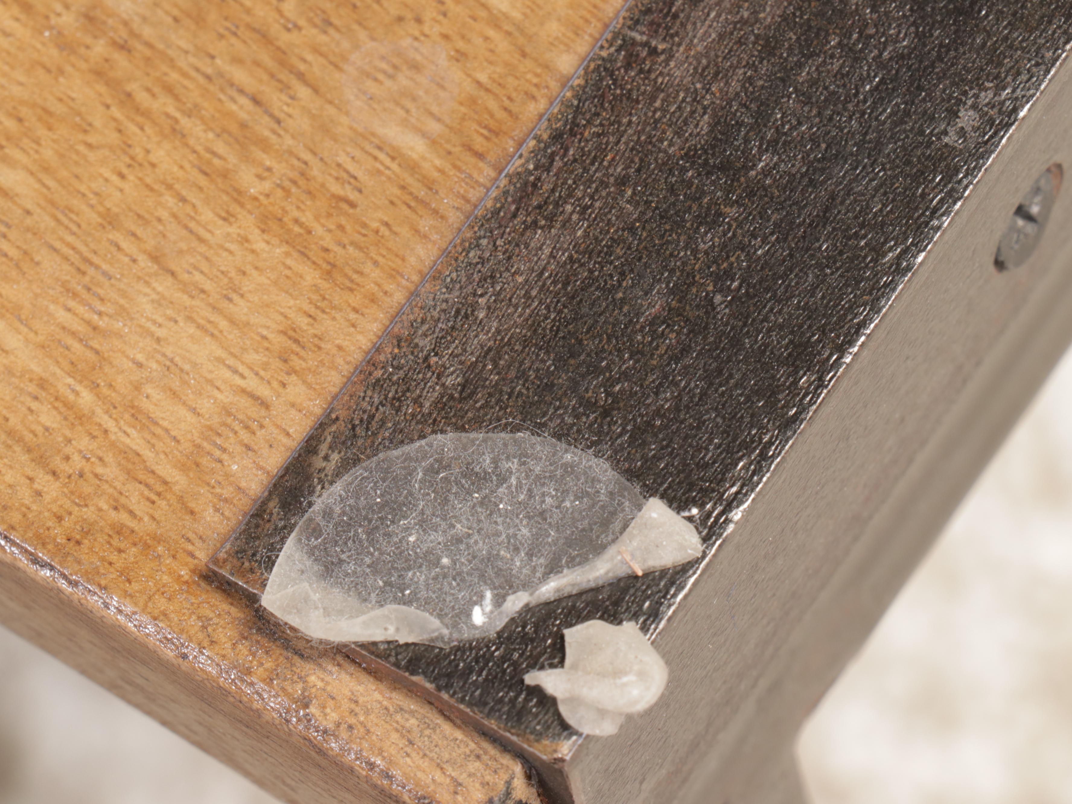 Contemporary Industrial Style Acacia Wood and Metal Coffee Table