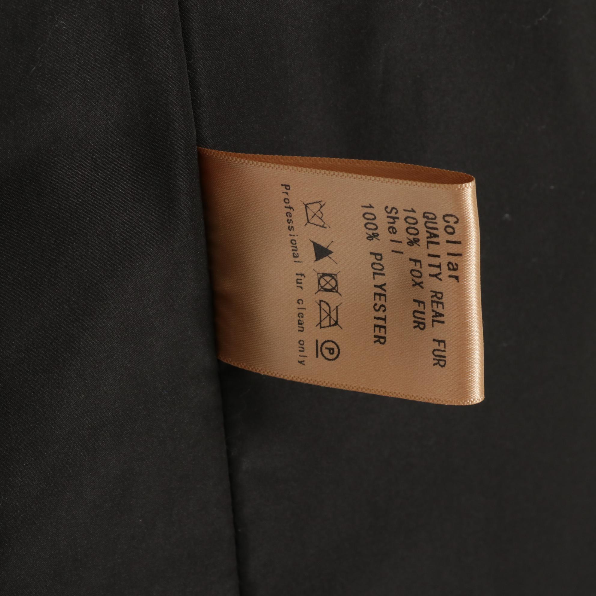 Dusty Lavender Dyed Fox Fur Jacket by Layla's Furs