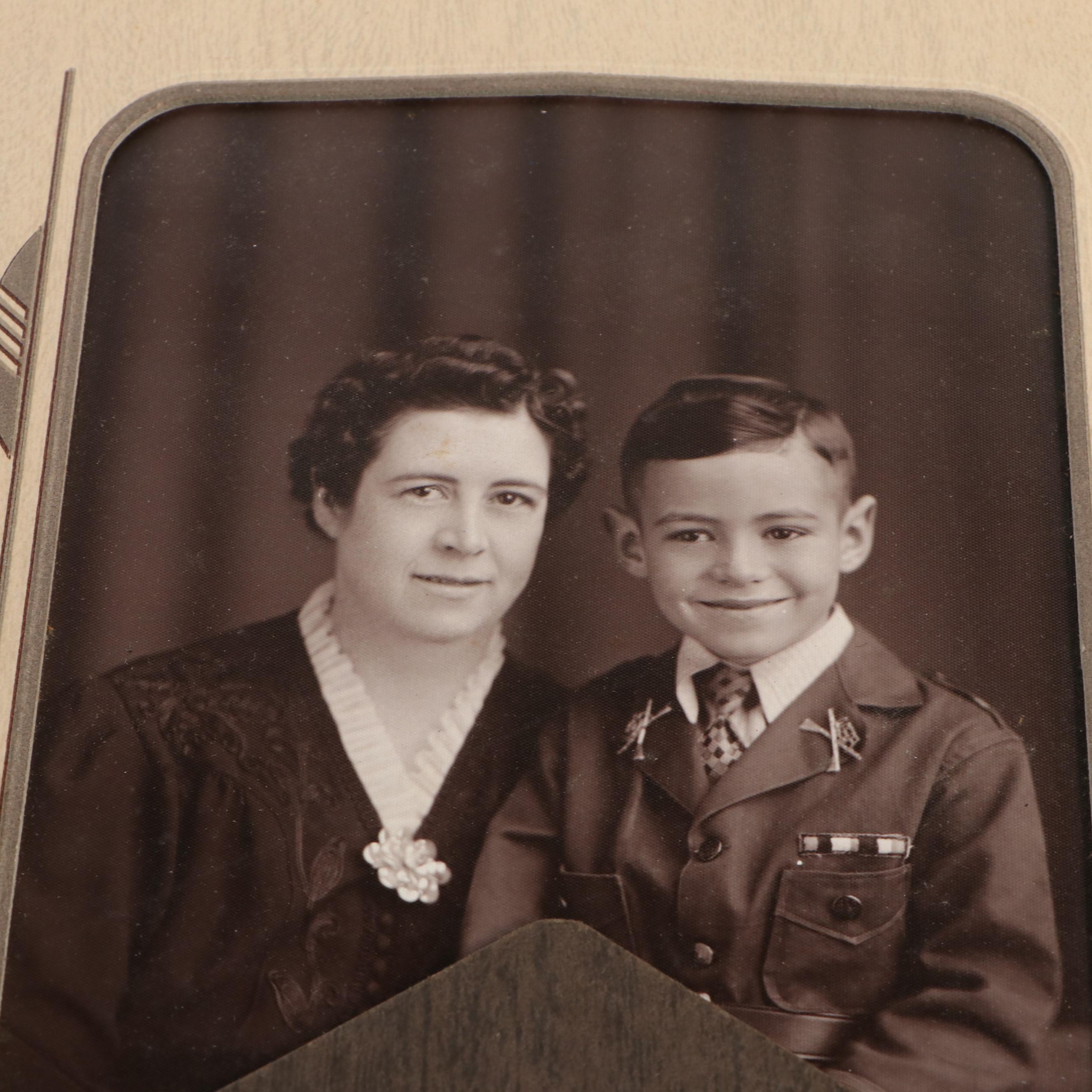 Photograph Portraits of Children, Women, Men and More Ephemera