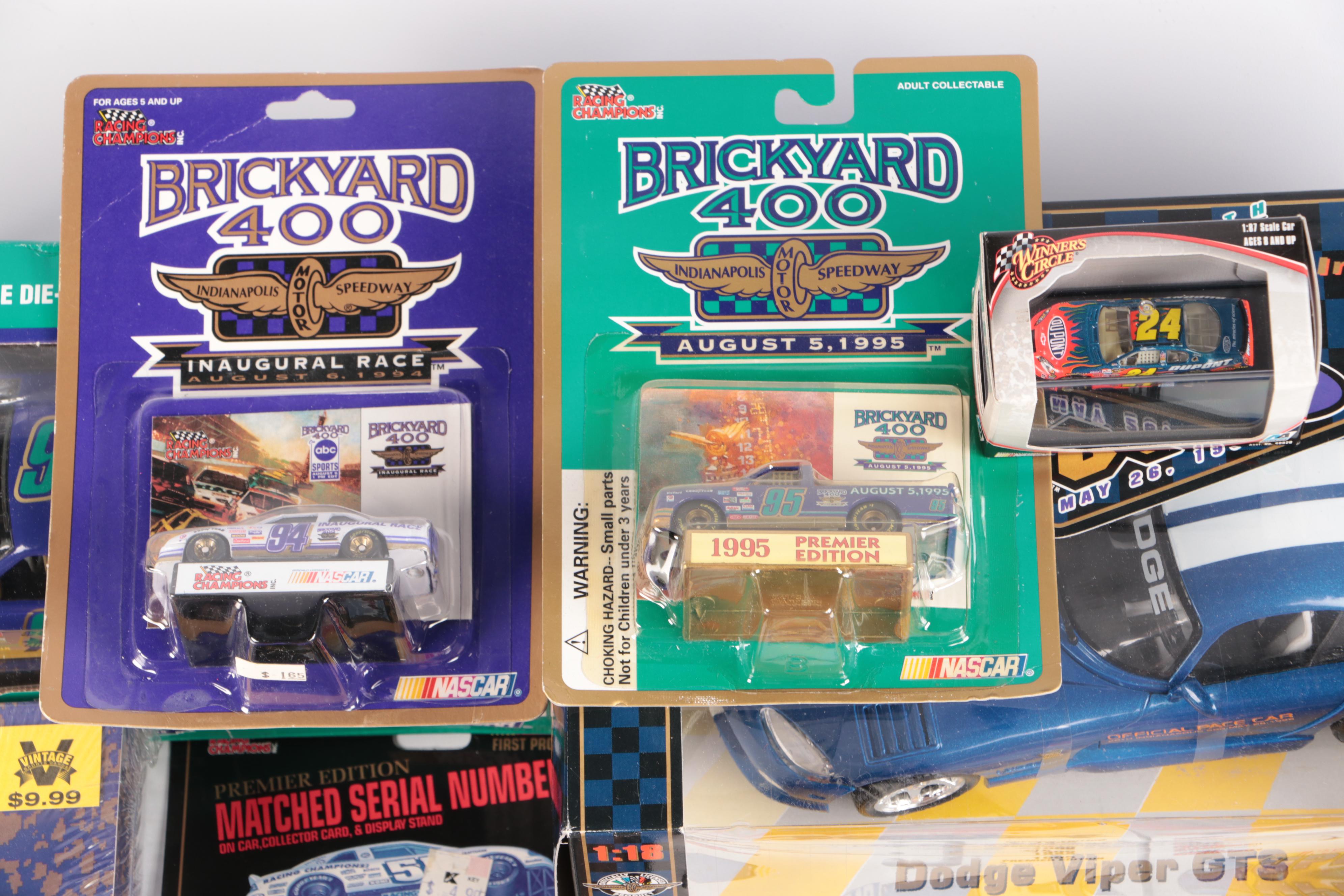 NASCAR "Dodge Viper GTS," "Backyard 400," and Other Racing Memorabilia