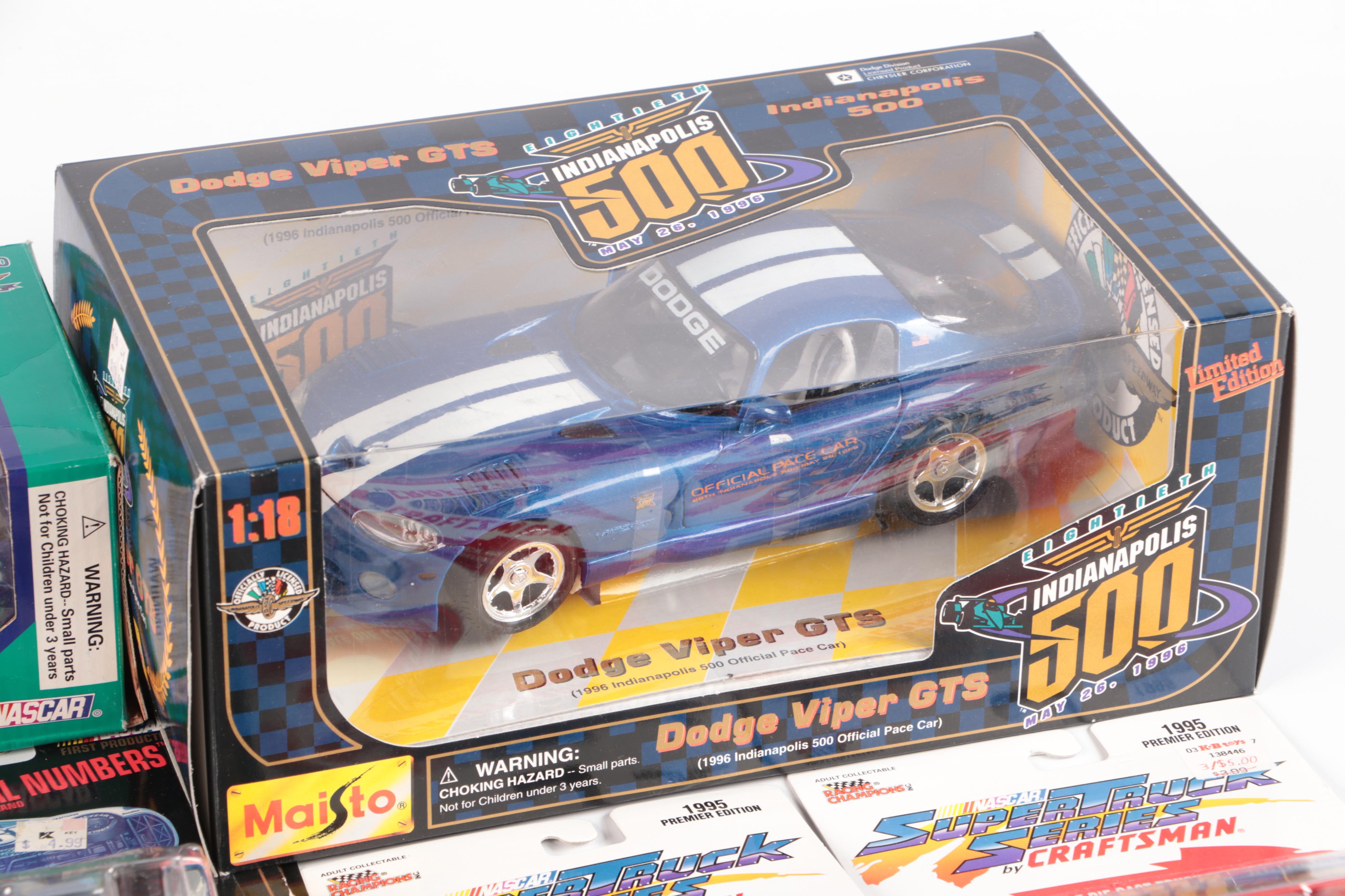 NASCAR "Dodge Viper GTS," "Backyard 400," and Other Racing Memorabilia