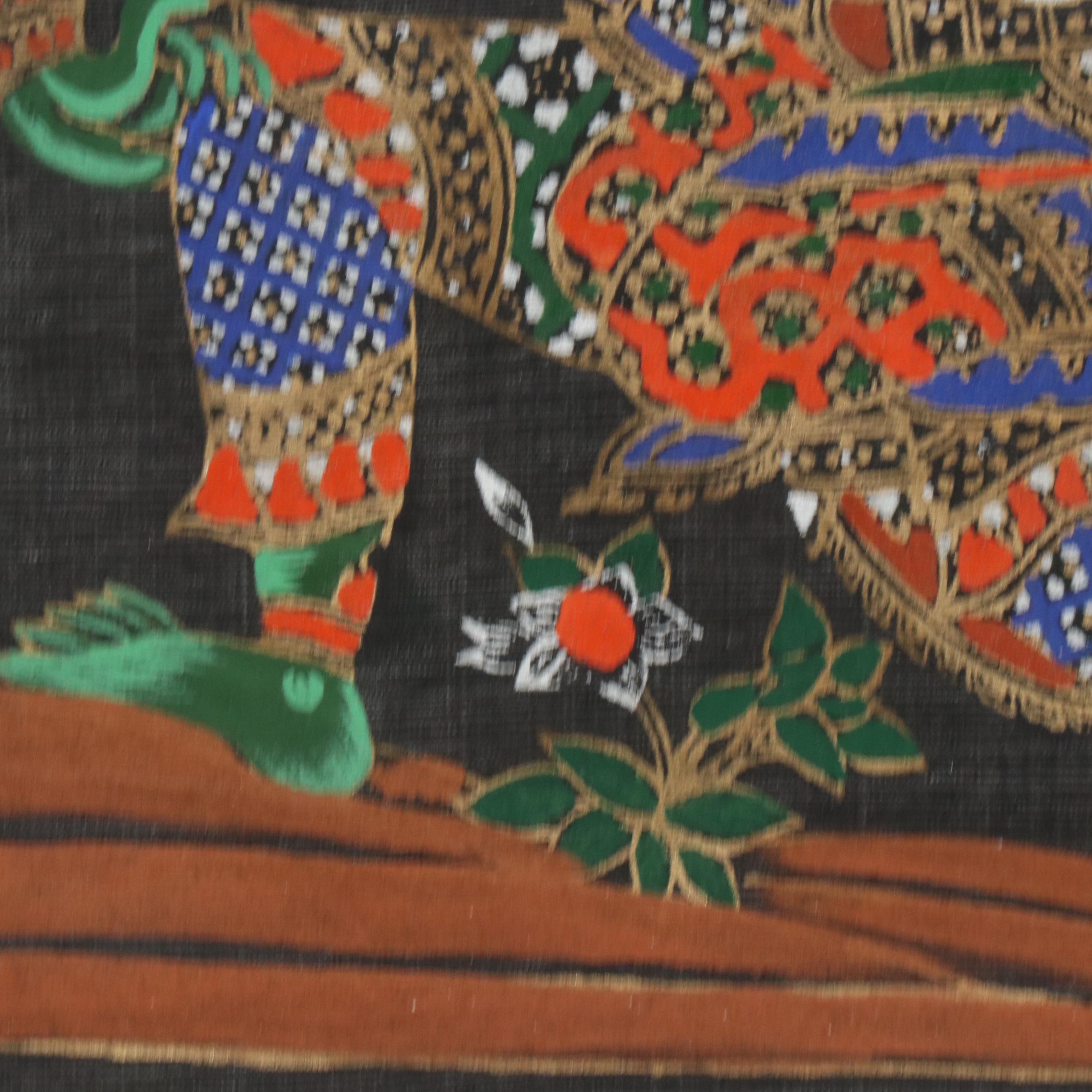 Screenprinted Fabric Panels of Thai Deities