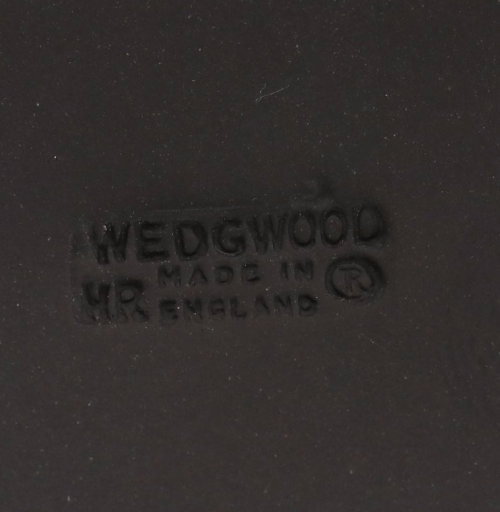 Wedgwood Black Jasperware Vase and Lidded Vessels