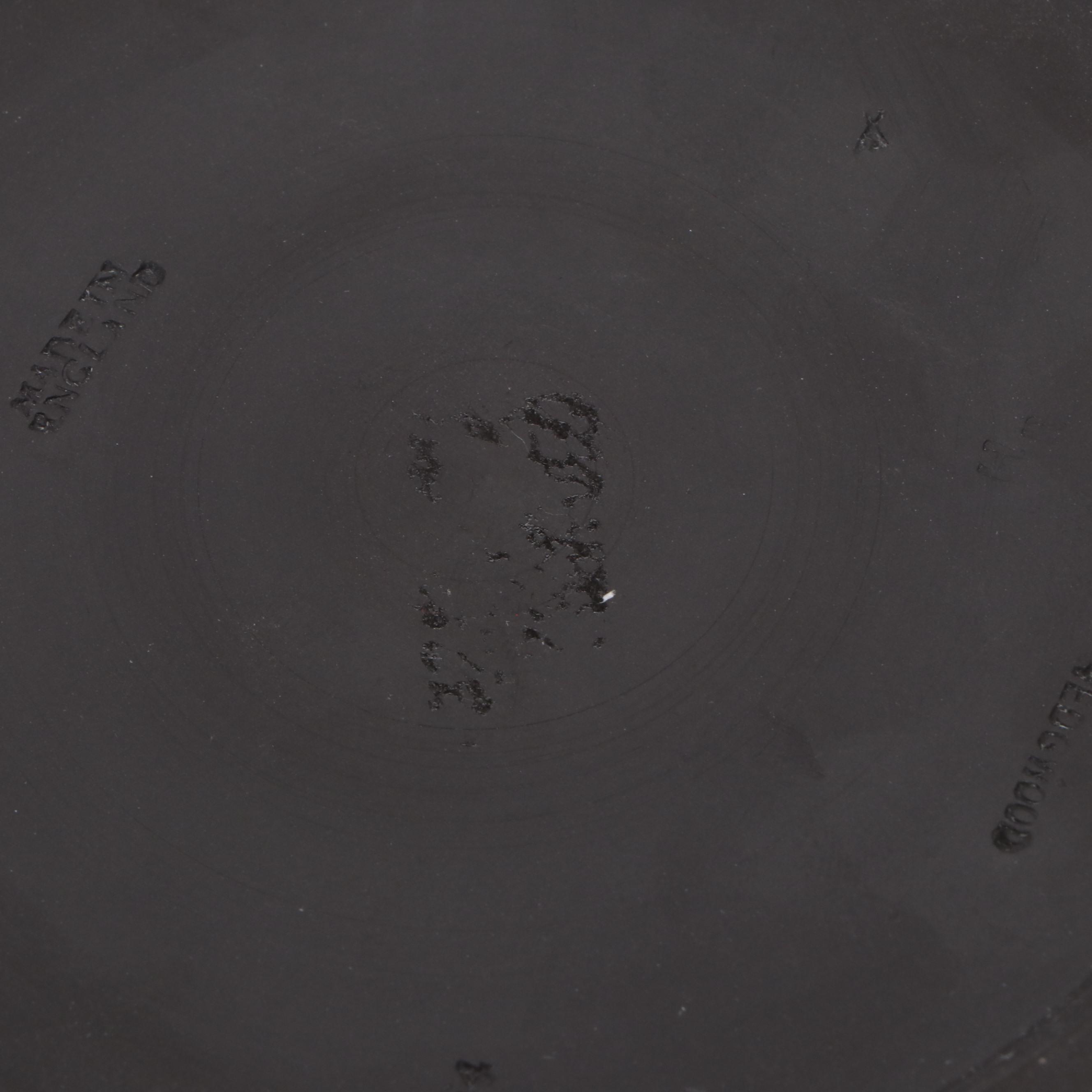 Wedgwood Round Black Jasperware Lidded Vessels