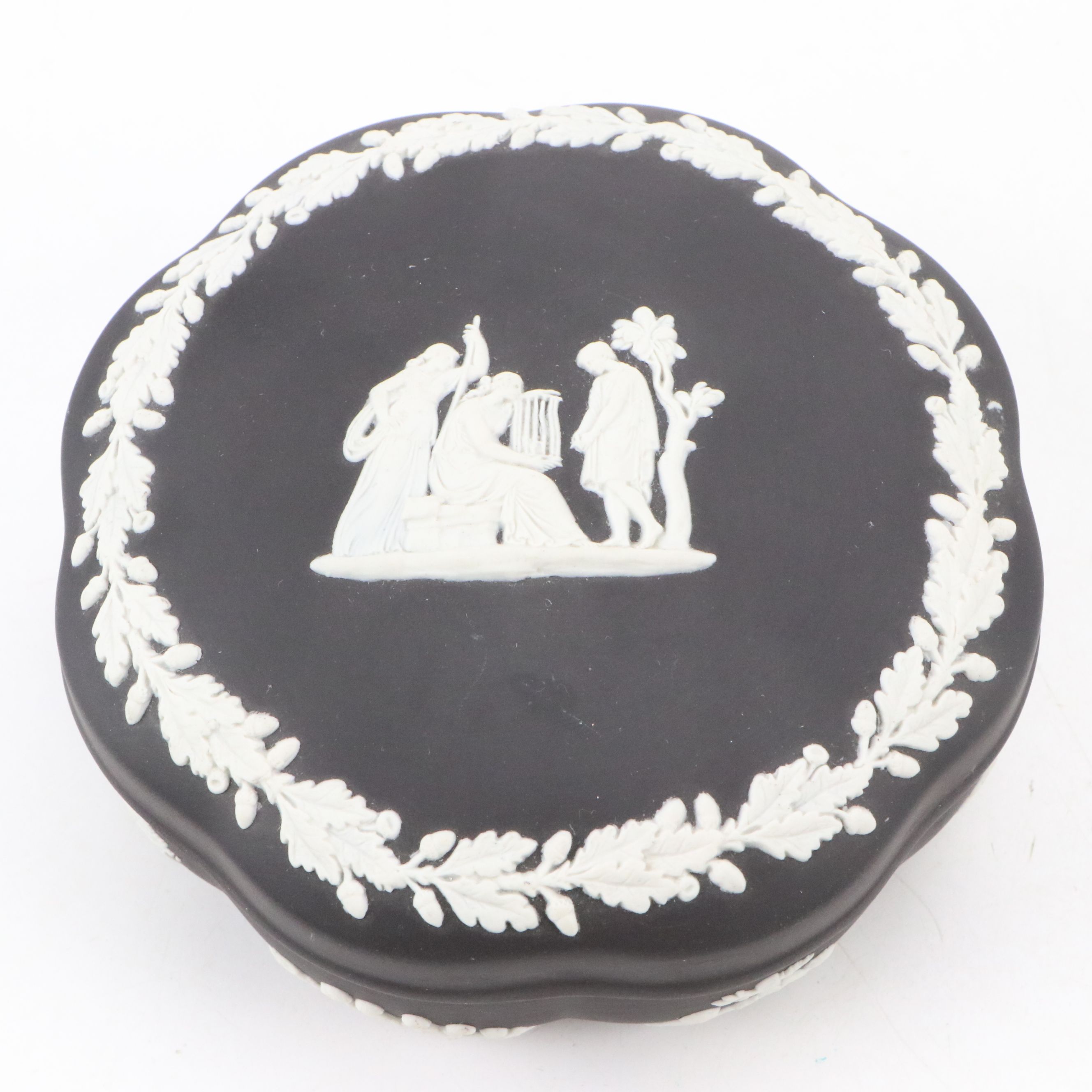 Wedgwood Black Jasperware Decorative Boxes