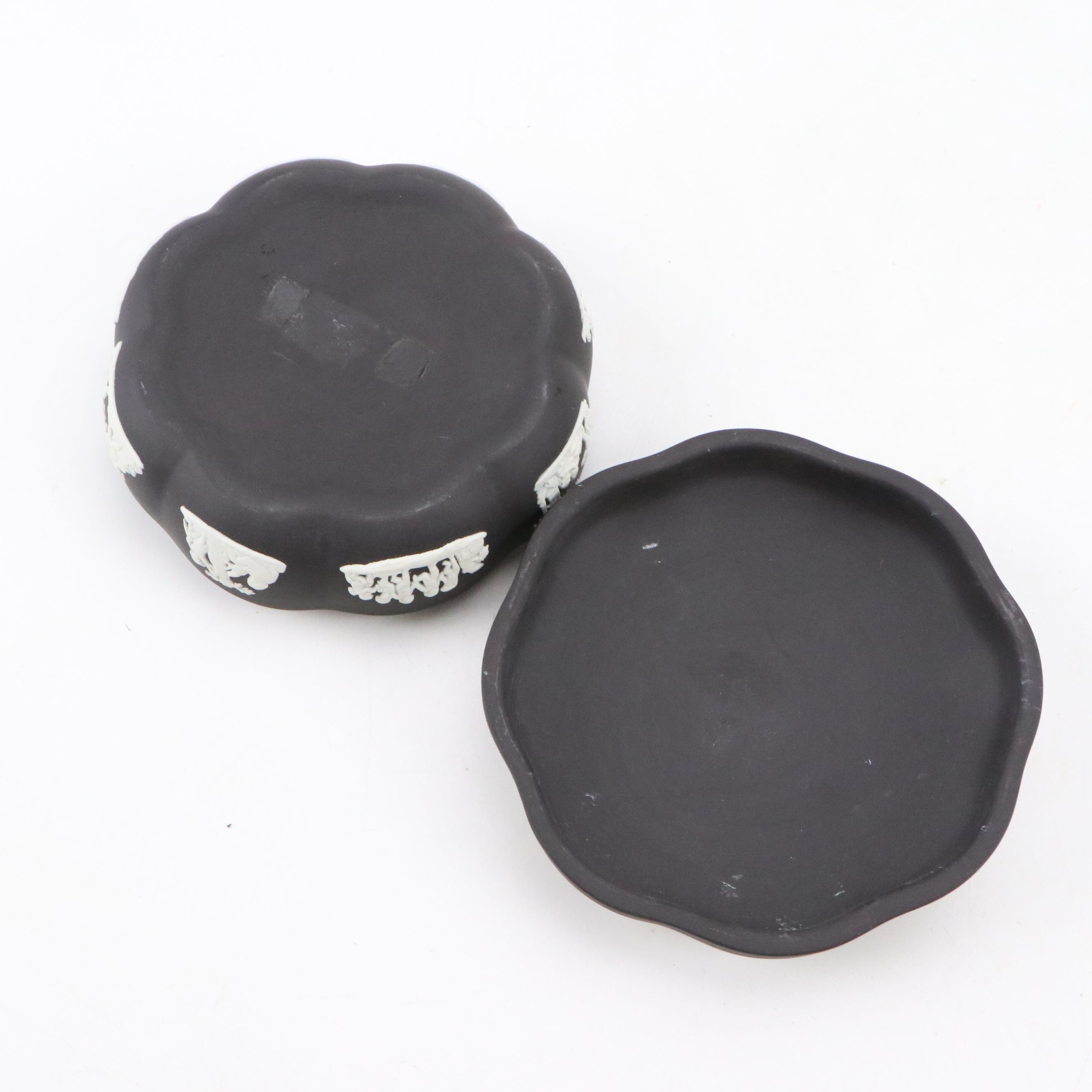 Wedgwood Black Jasperware Decorative Boxes