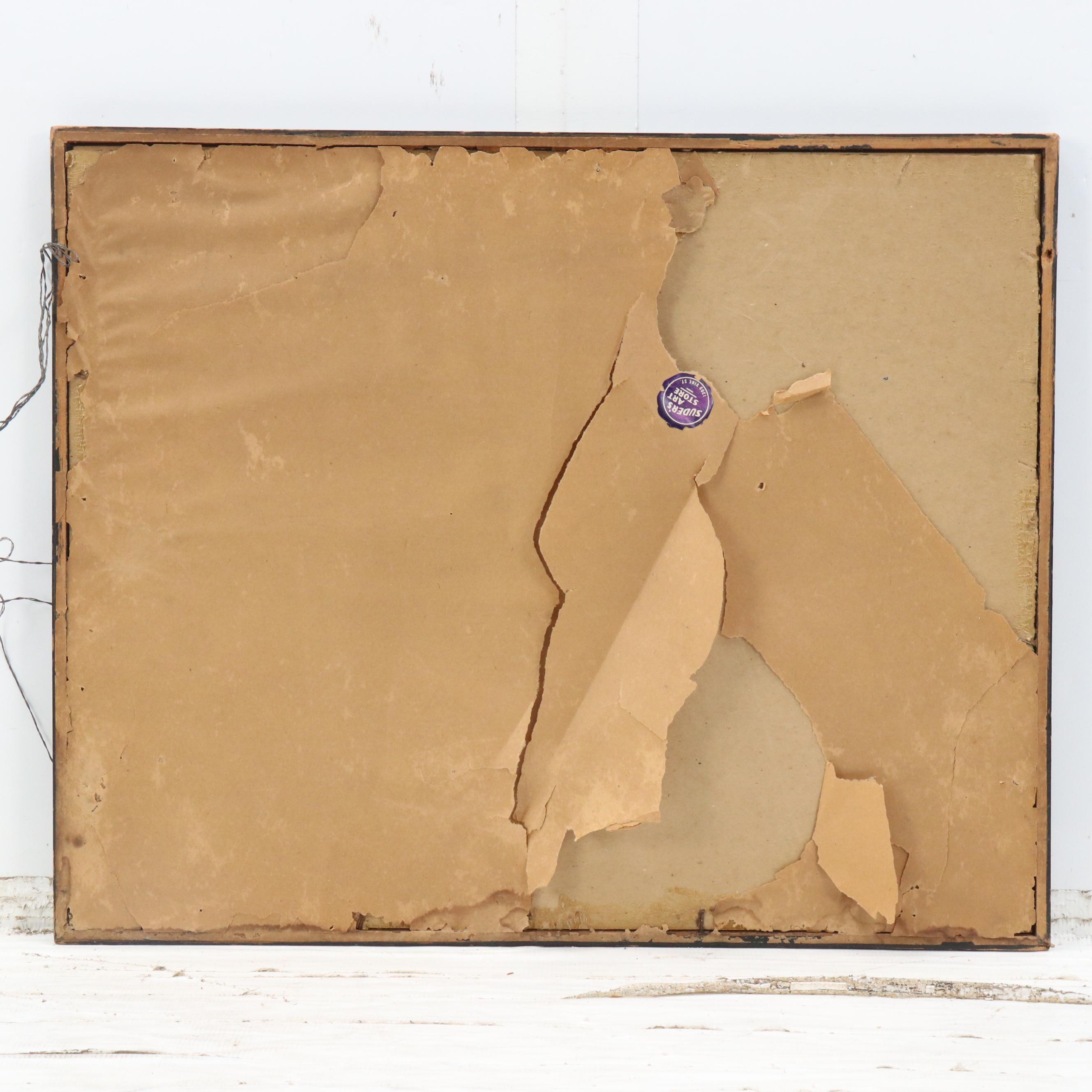 E. Pickering Residential Landscape Woodcut "Horizontals"