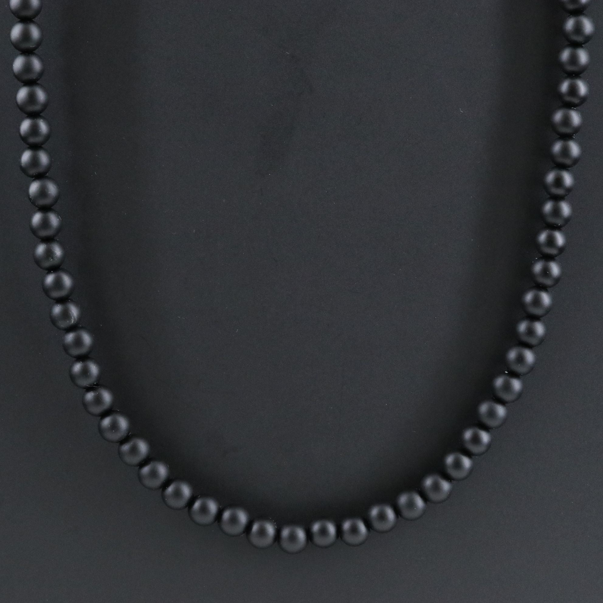 David Yurman Spiritual Beads Sterling and Black Onyx Necklace