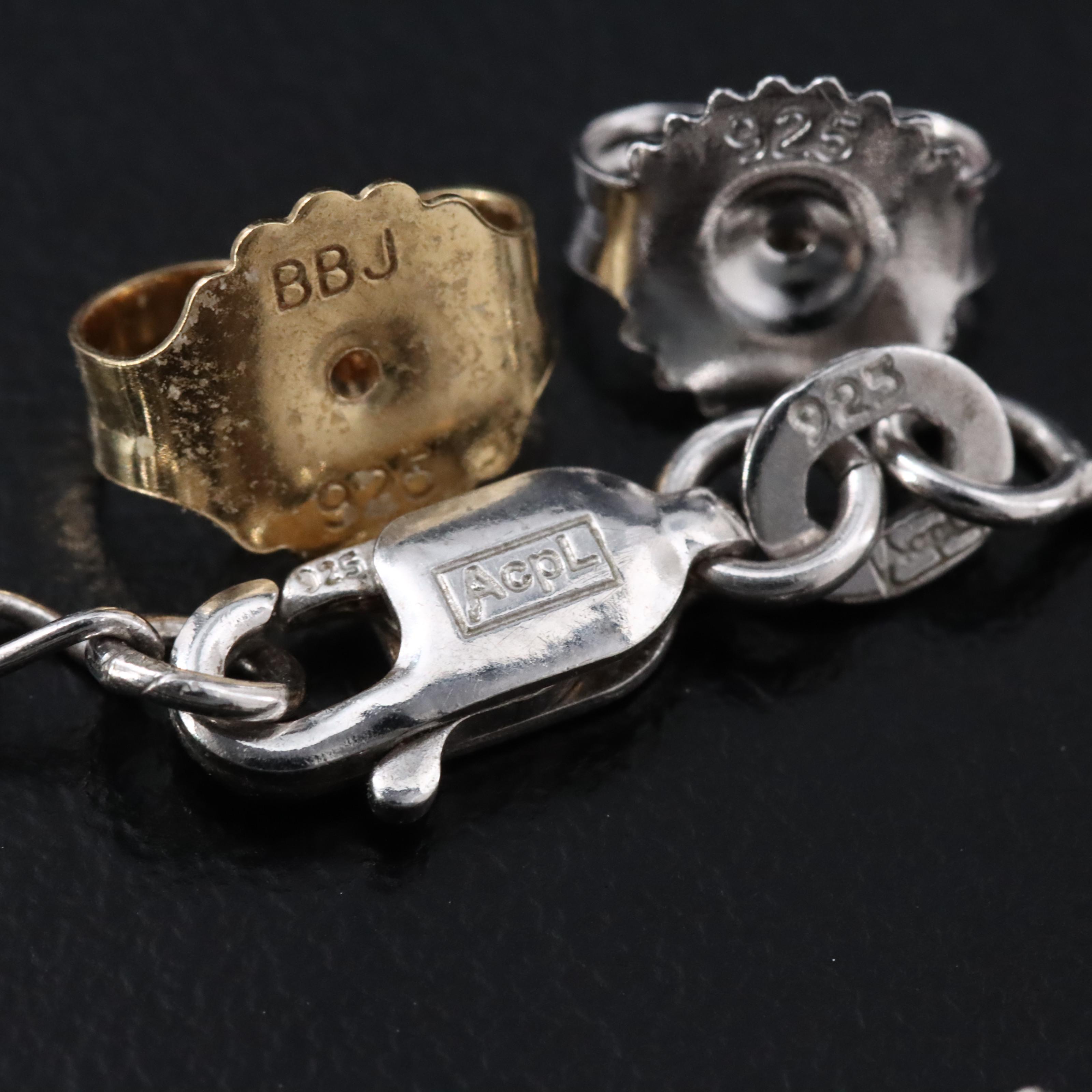 Sterling Jewelry Collection Featuring Moissanite, CZ, and White Sapphire