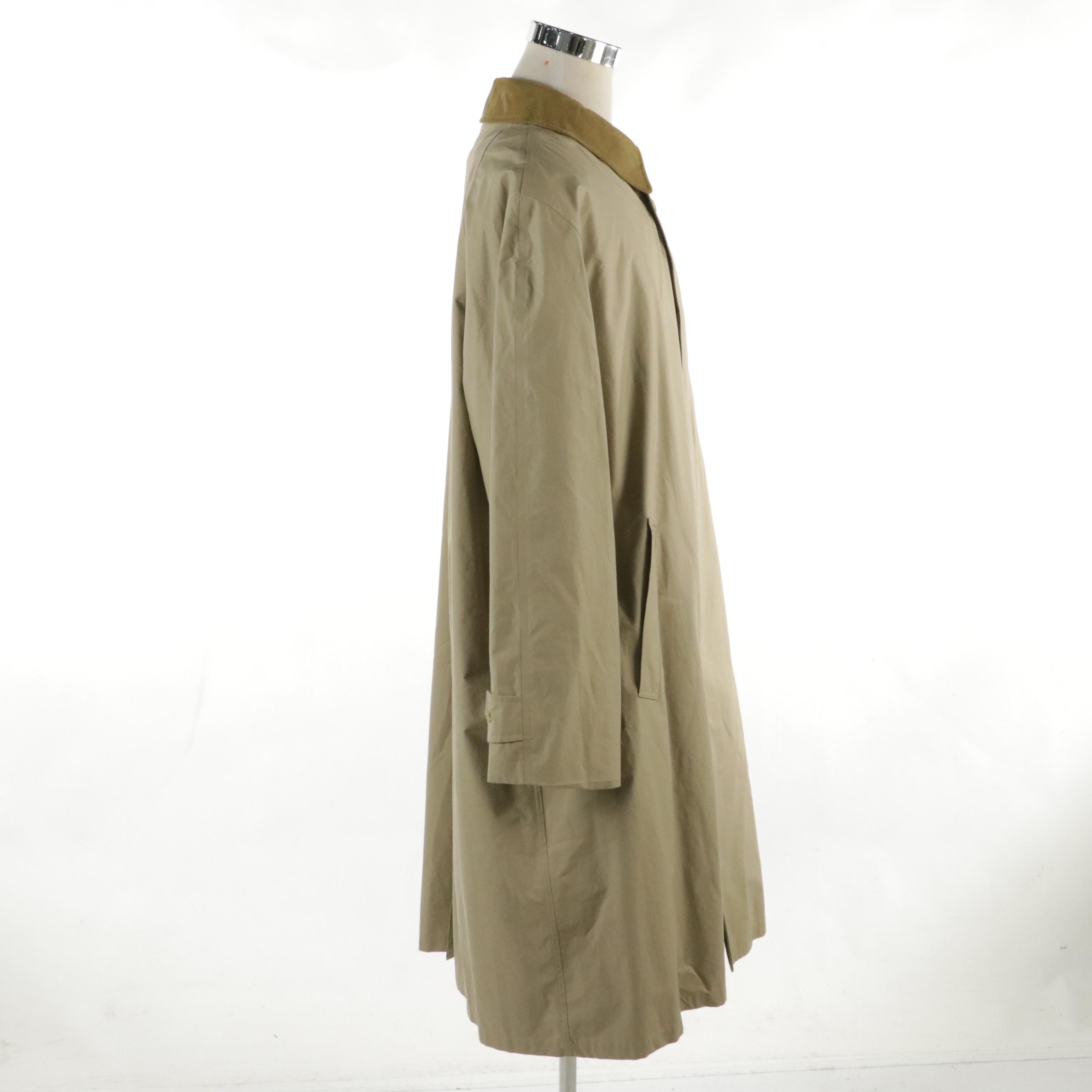 Men's Brooks Brothers Trench Coat with Removable Lining