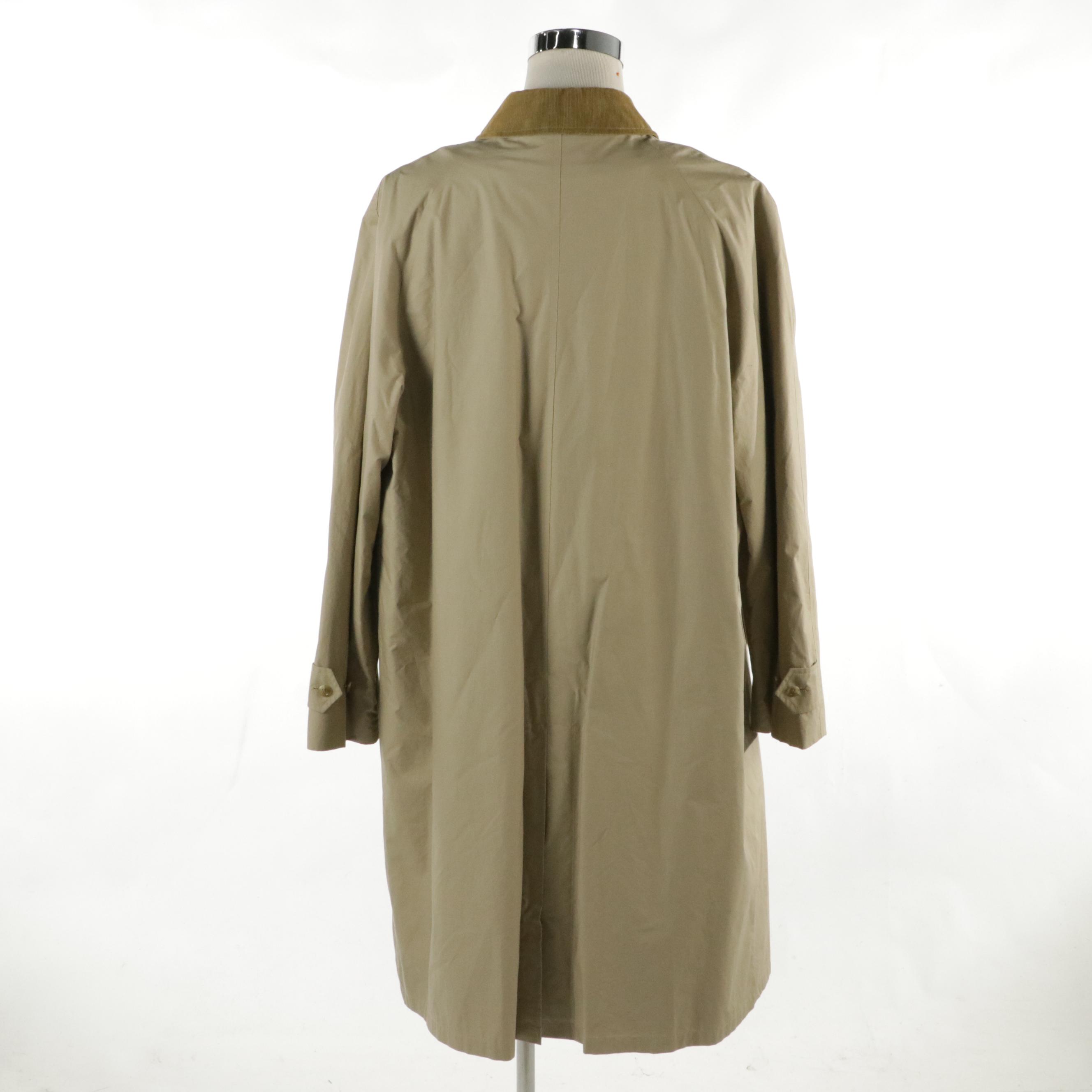 Men's Brooks Brothers Trench Coat with Removable Lining