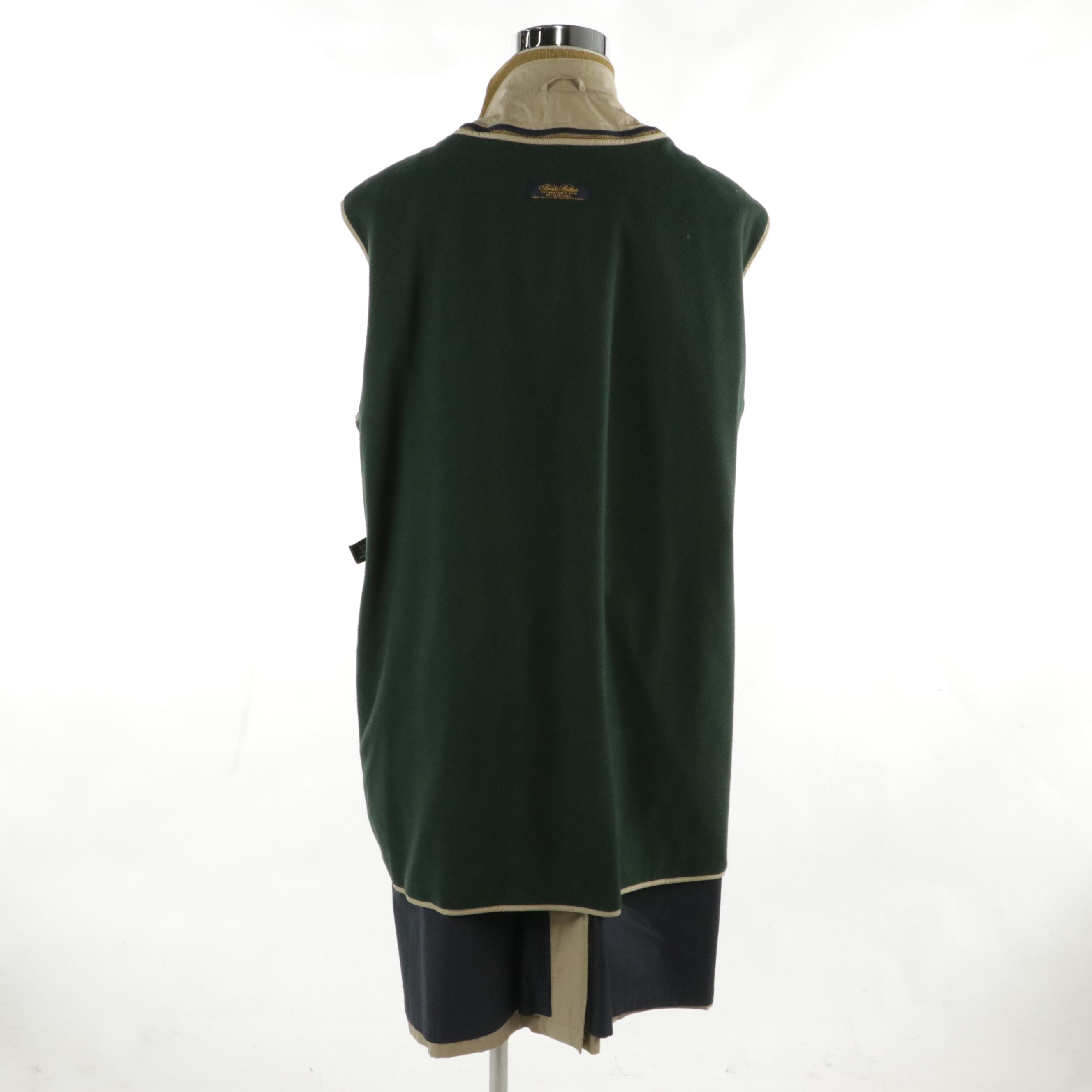 Men's Brooks Brothers Trench Coat with Removable Lining