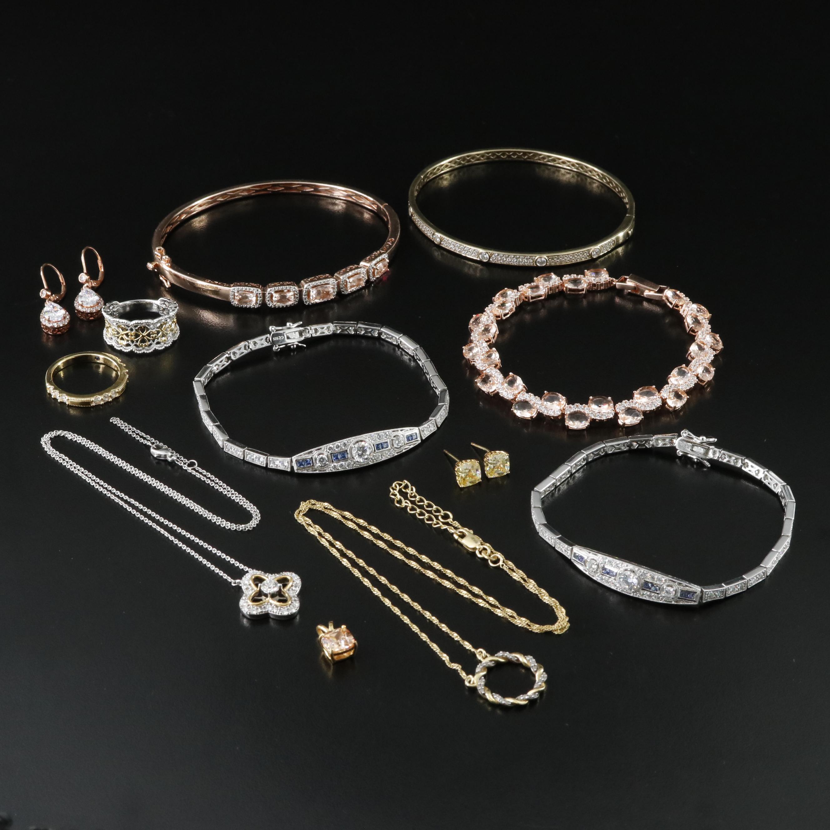 Vanna K, Crystal and Moissanite Featured in Sterling Jewelry Collection