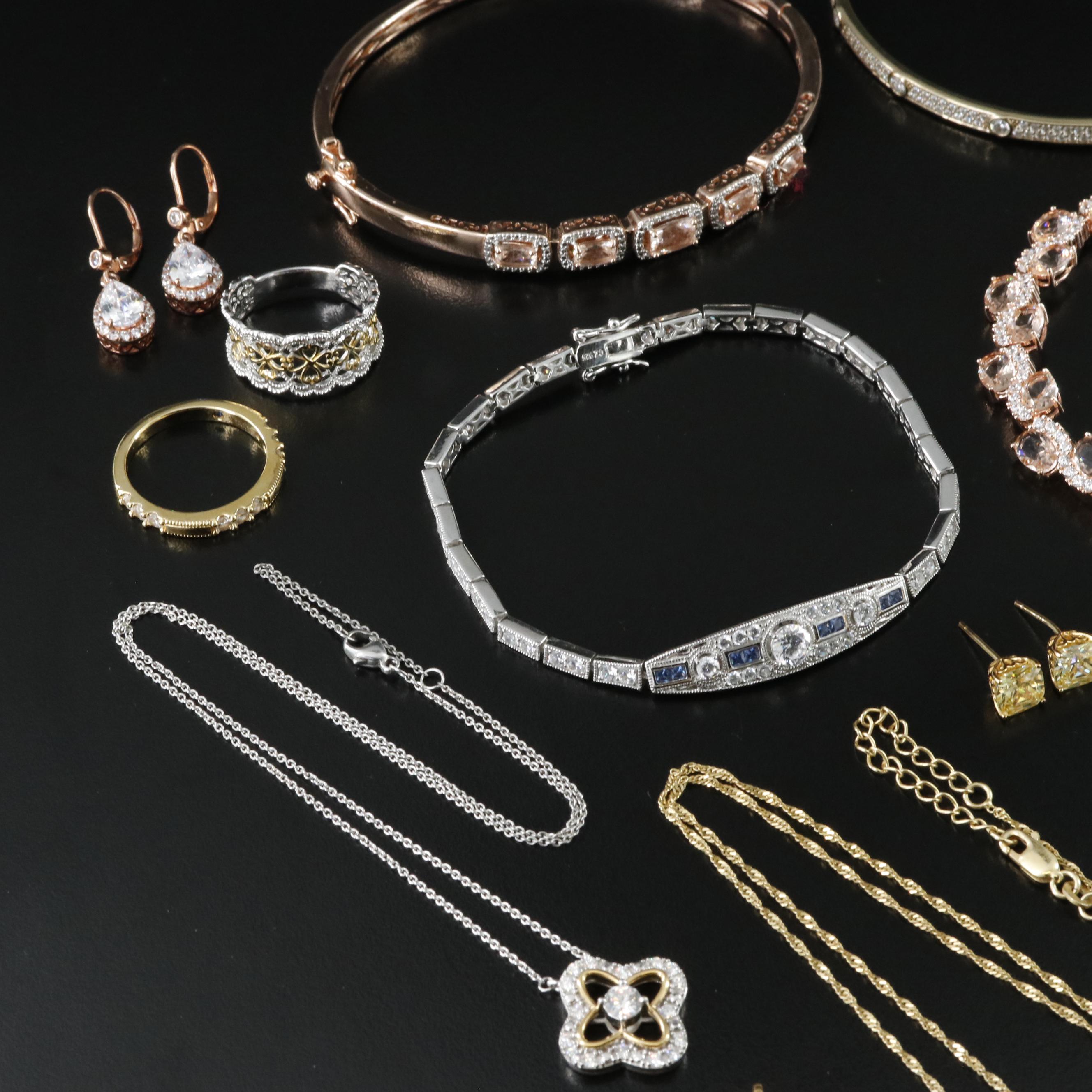 Vanna K, Crystal and Moissanite Featured in Sterling Jewelry Collection