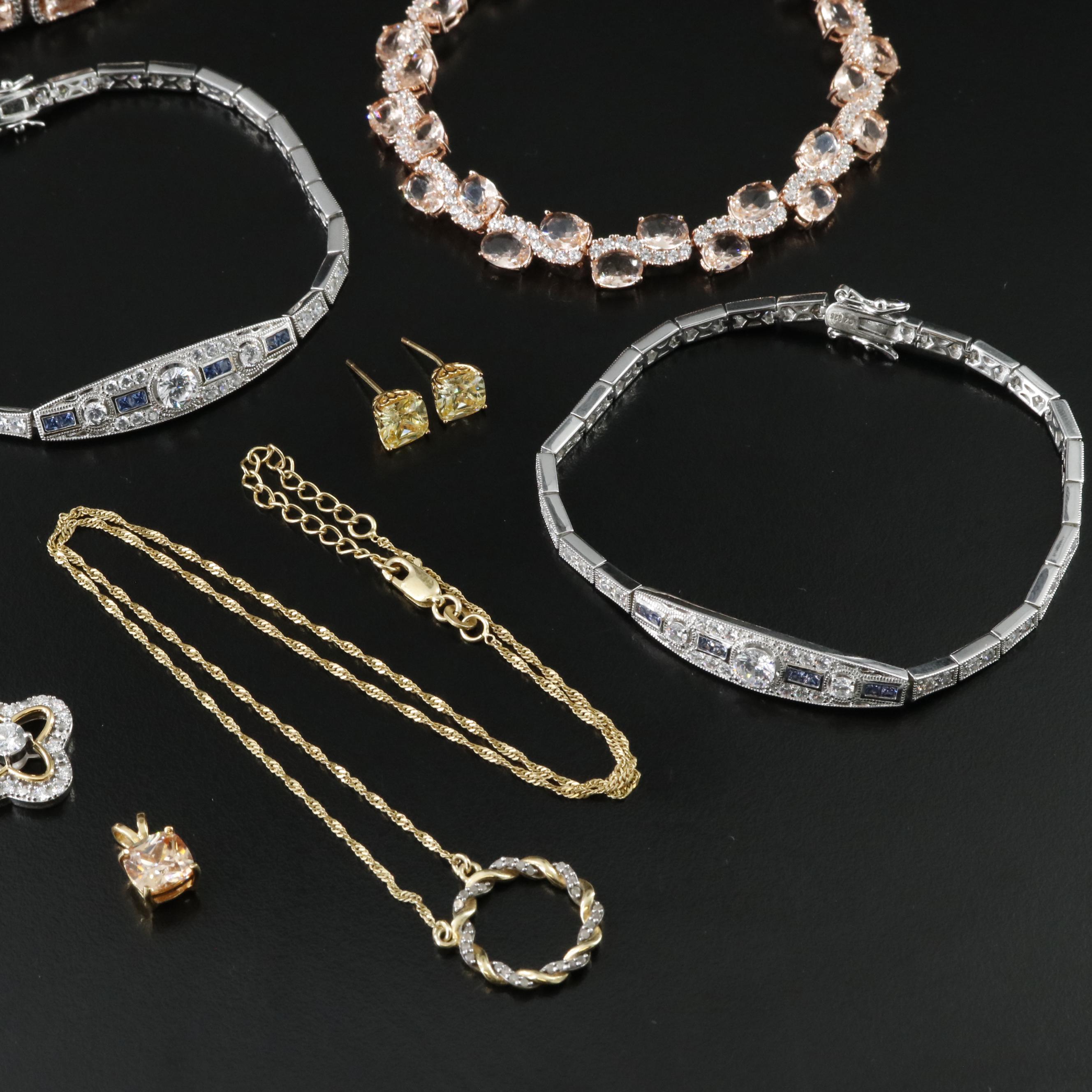 Vanna K, Crystal and Moissanite Featured in Sterling Jewelry Collection