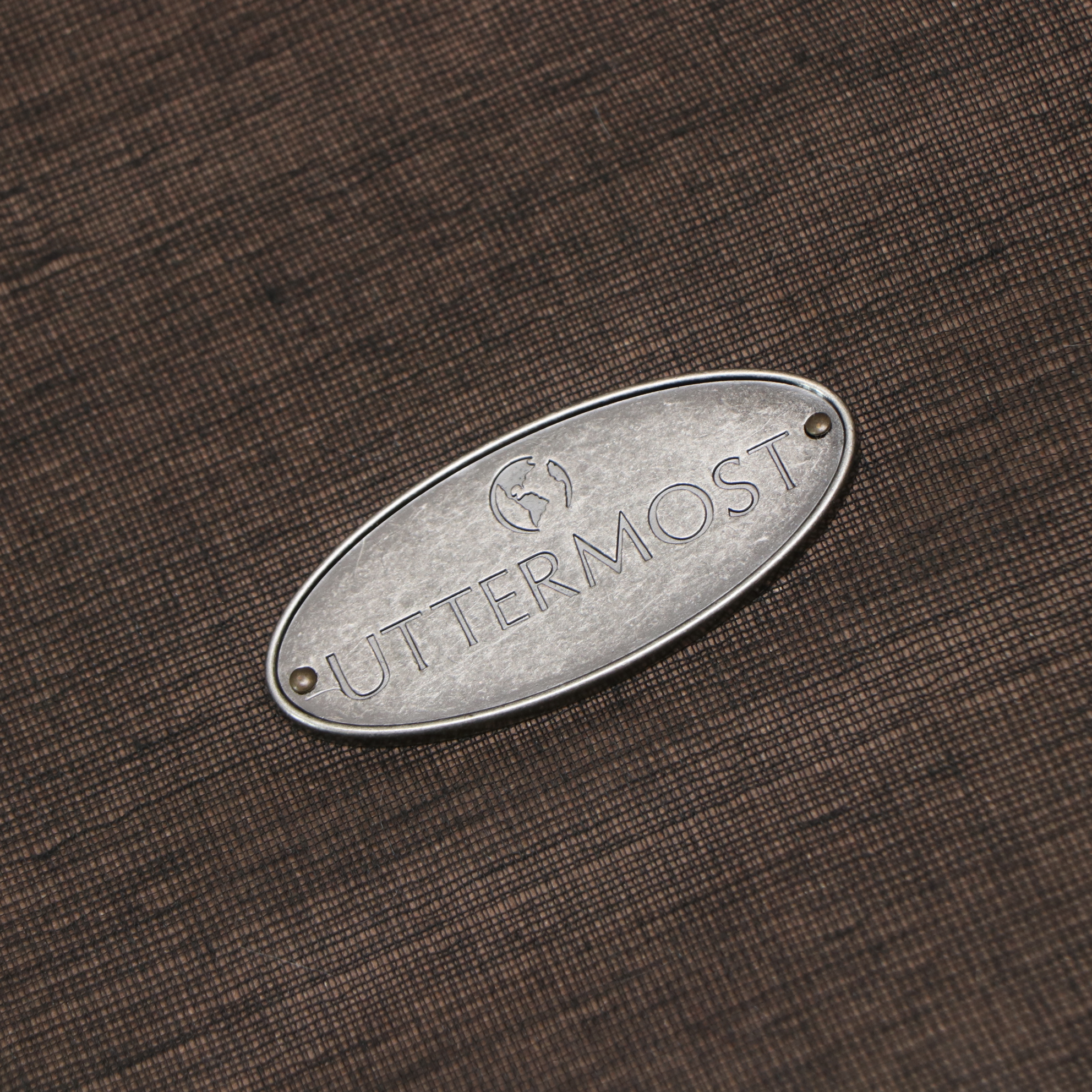 Pair of Uttermost "Avenham" Benches with Hanging Wall Cushions