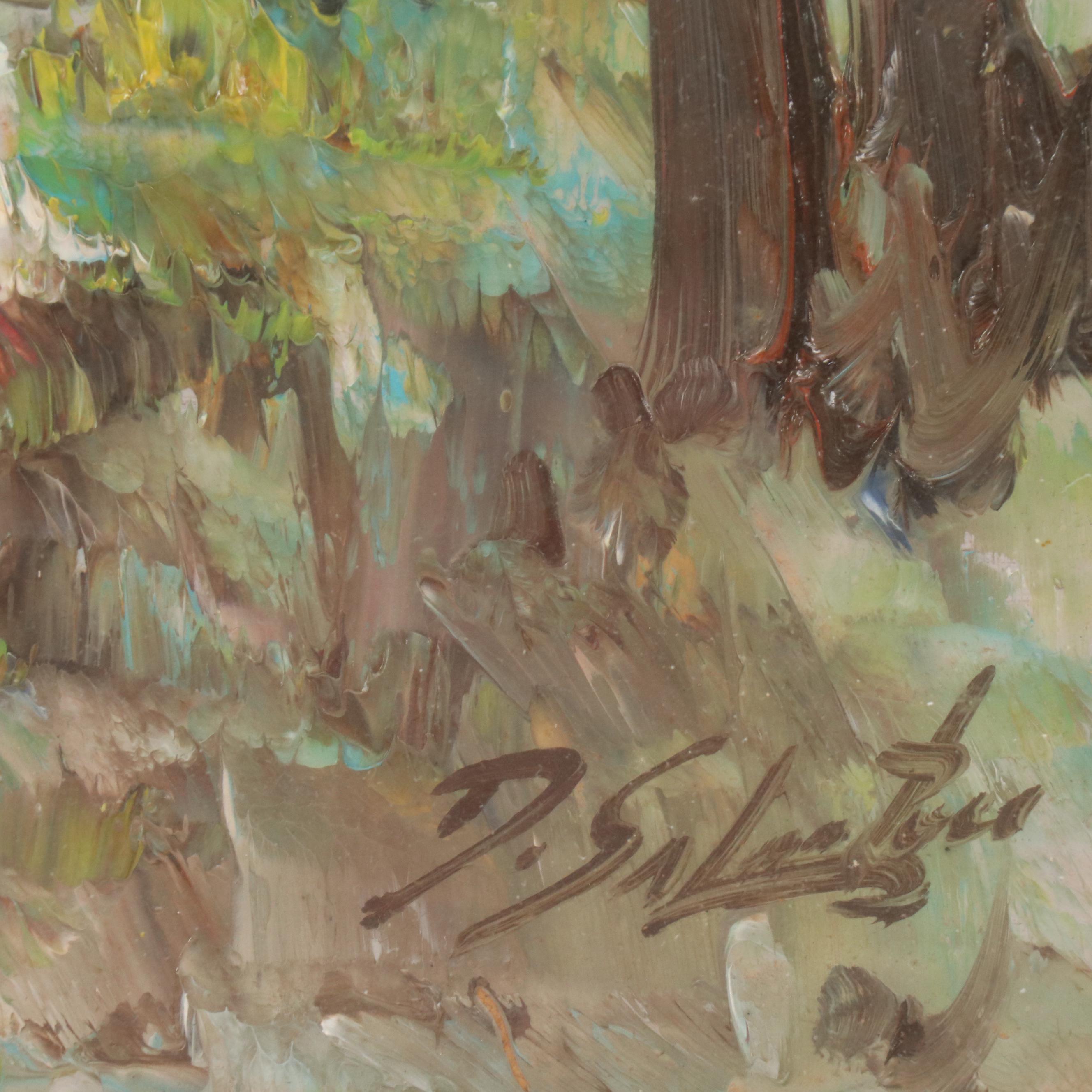 D. Salvatore Landscape Oil Painting