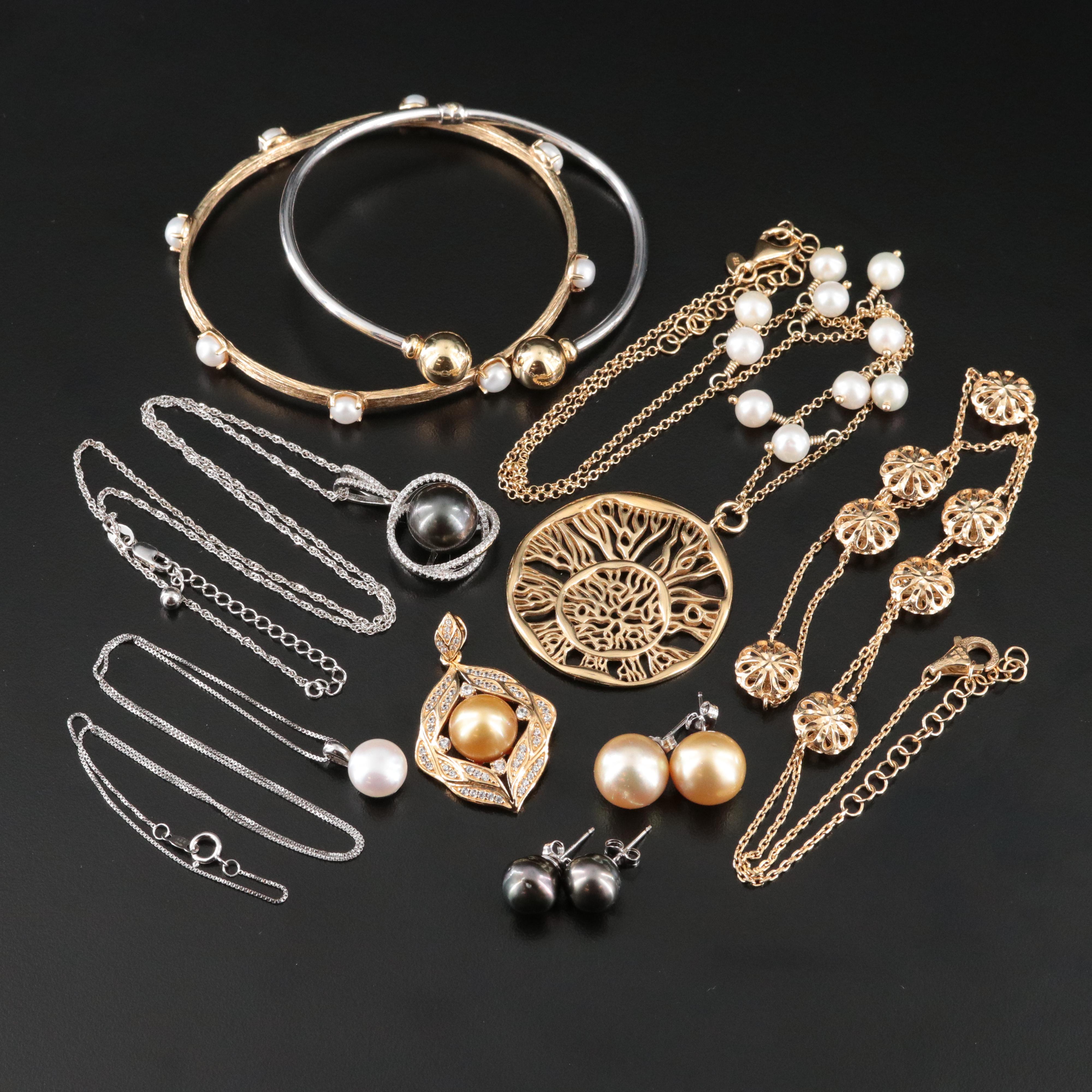 Honora, Pearls and White Sapphire Featured in Sterling Jewelry Collection