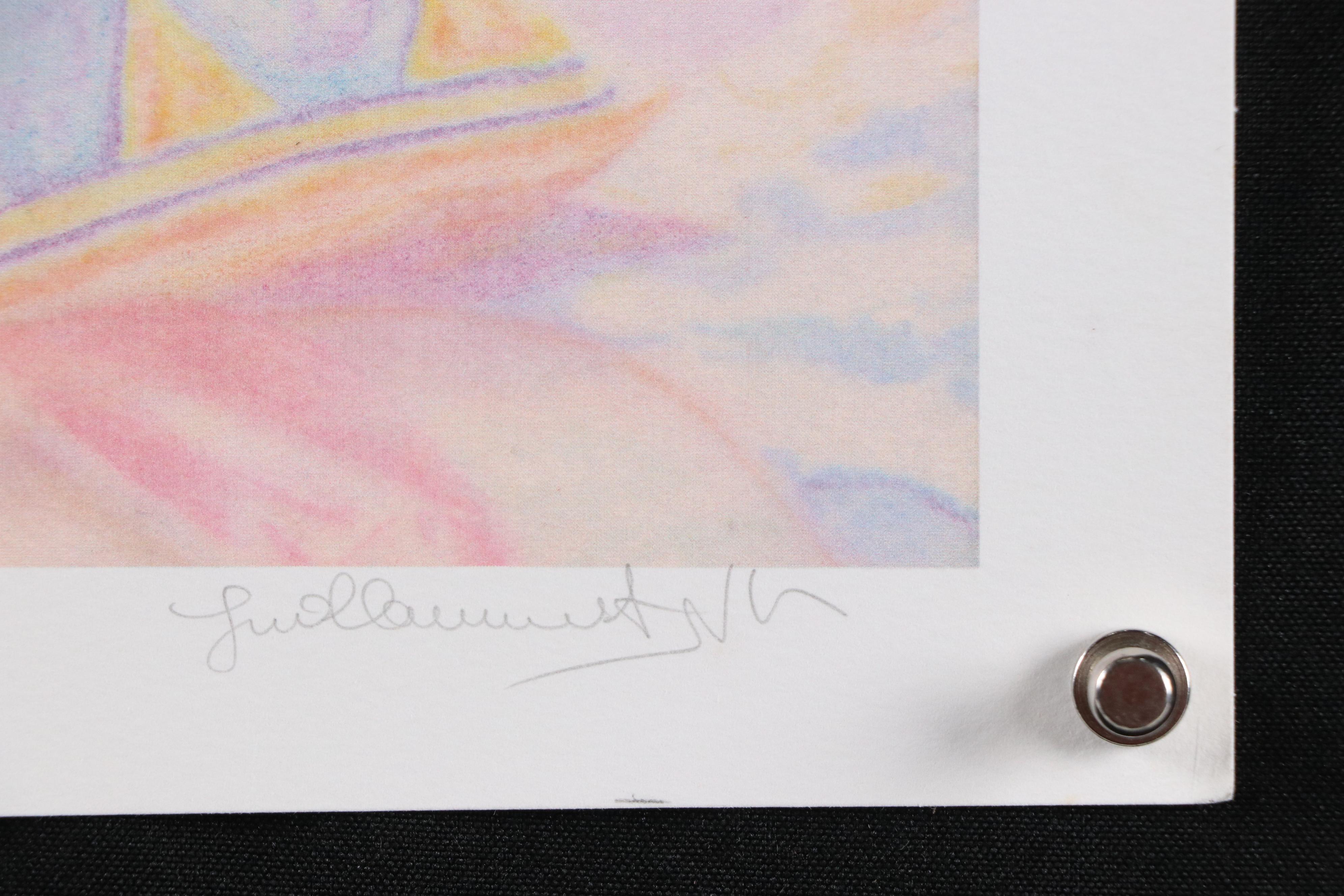 Guillaume Azoulay Portrait Giclée "Odalisque State I," 2000