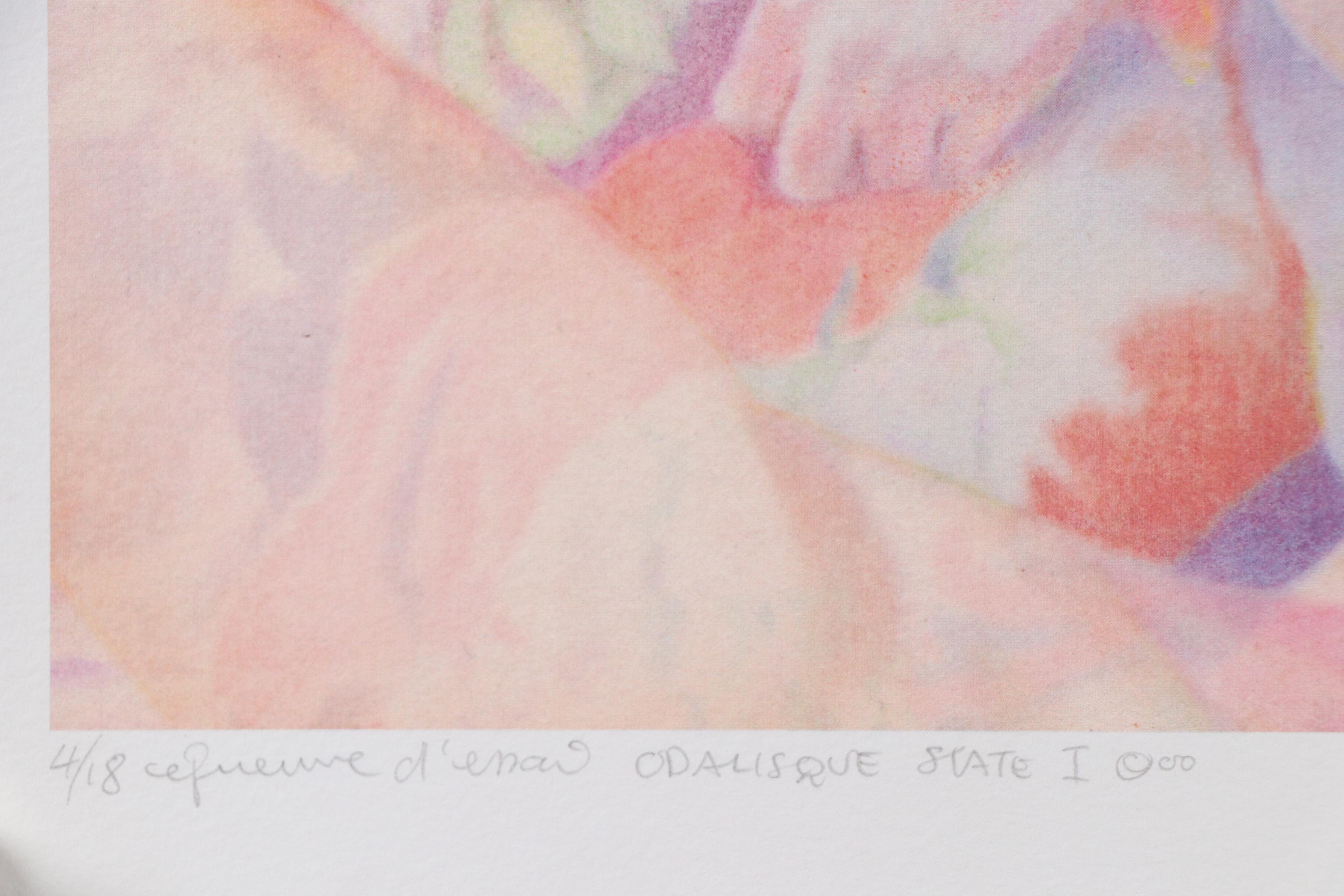 Guillaume Azoulay Portrait Giclée "Odalisque State I," 2000